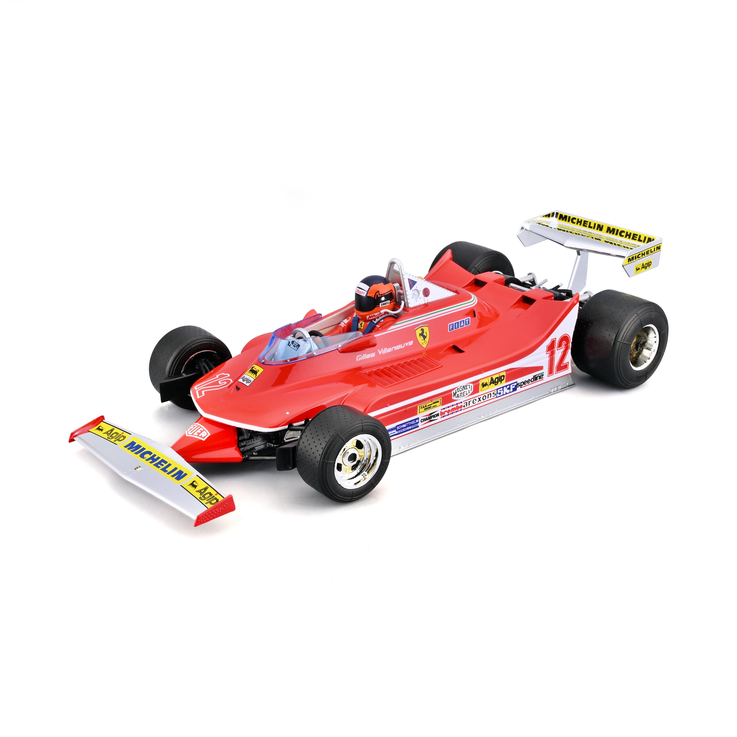 Ferrari 312 T4 #12 Villeneuve South Africa GP 1979 Red 1:18 with