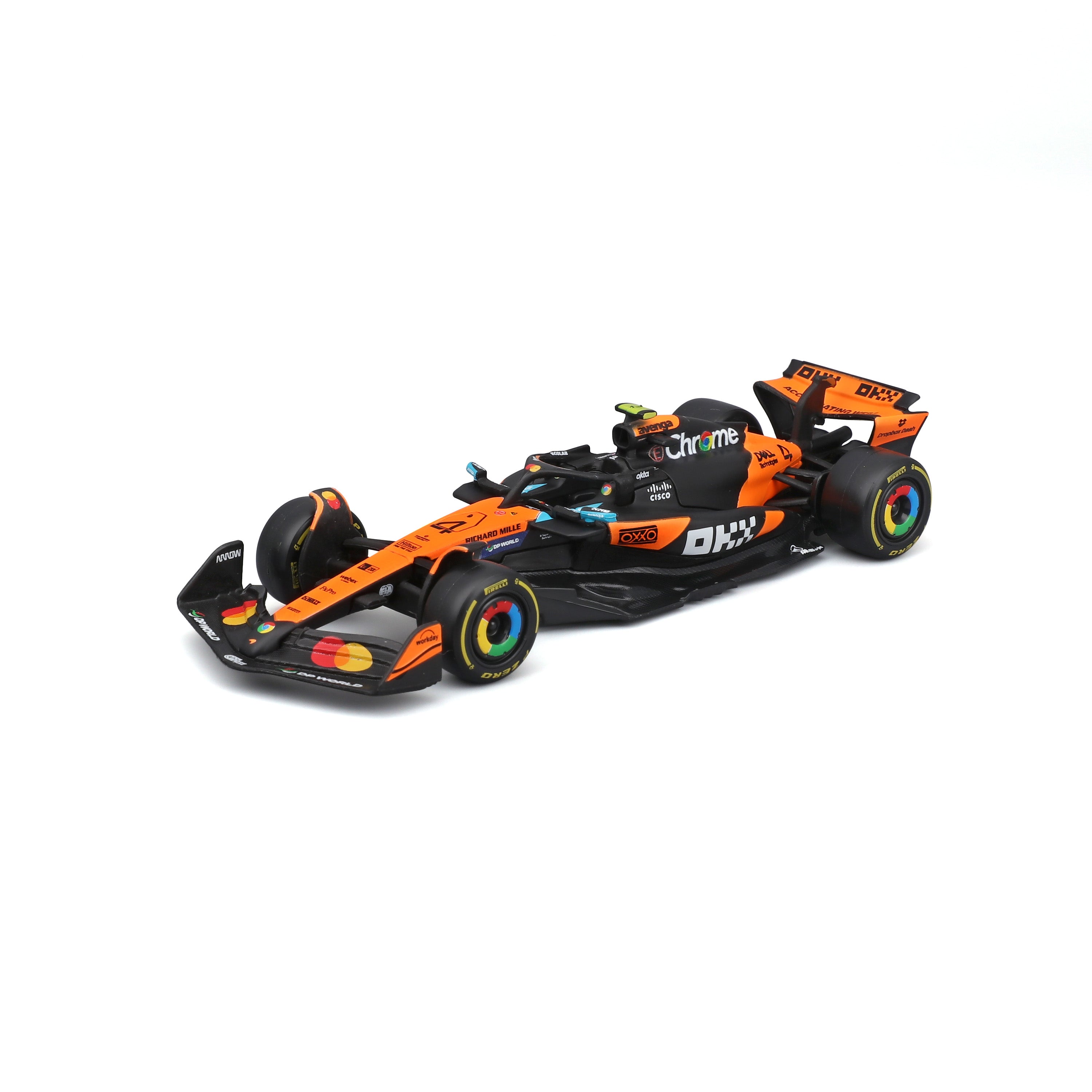 F1 McLaren MCL39 2025 #4 Lando Norris 1:43 Papaya Black | Burago