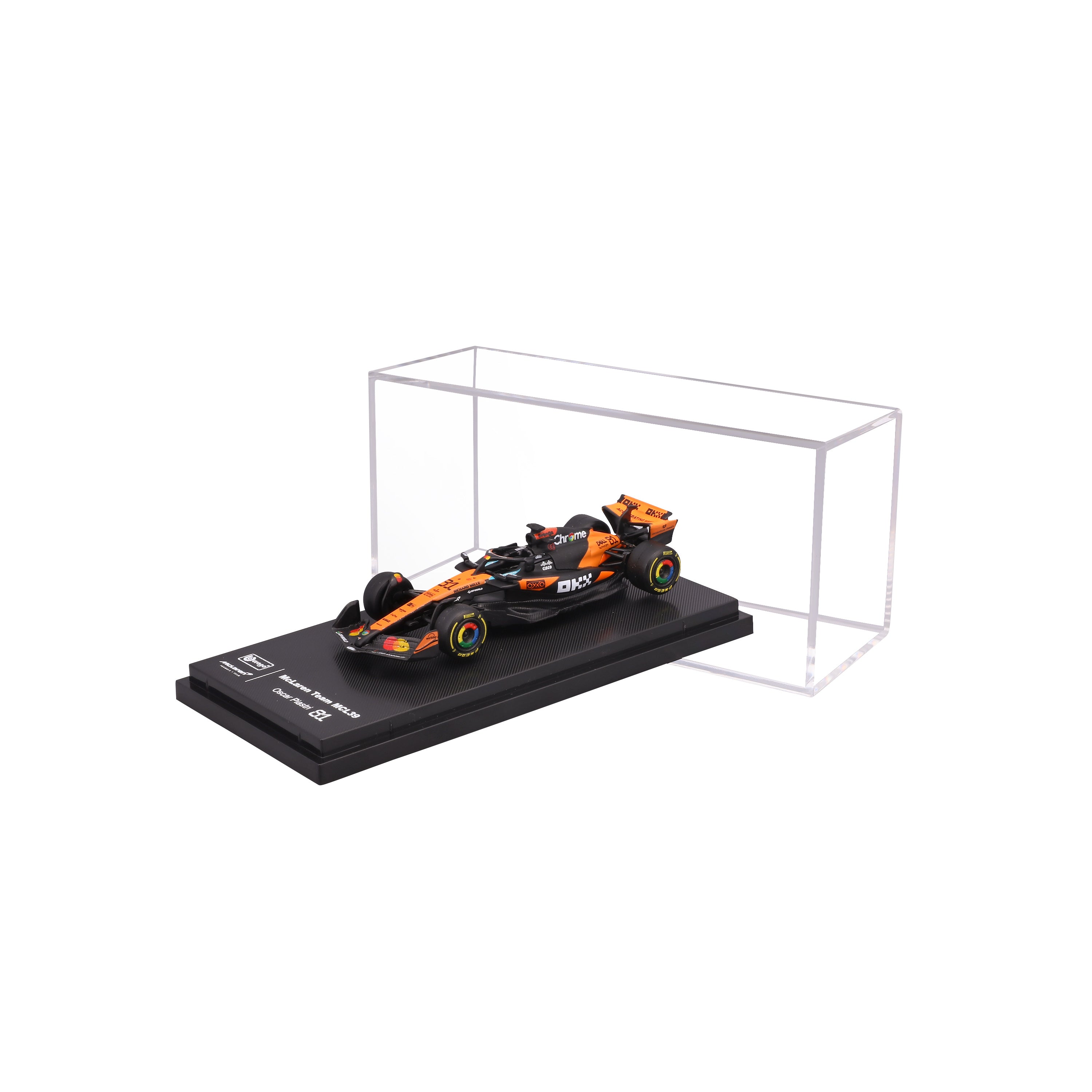 McLaren F1 MCL39 2025 #81 Piastri 1:64 with display case – Burago