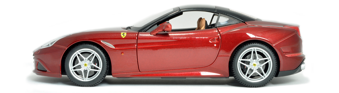Ferrari California T Open Top, Red - Bburago 16007R - 1/18 Scale Diecast  Model Toy Car 