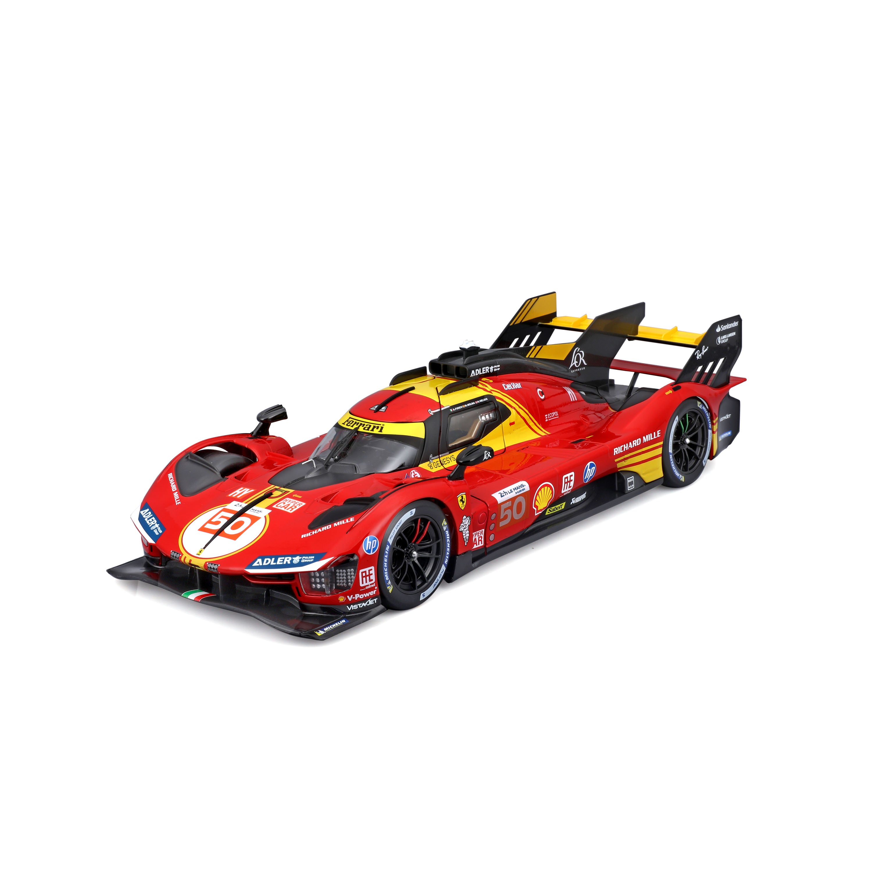 Ferrari 499P LMH n°50 2024 Le Mans Champion Red 1:18 | Burago – Burago