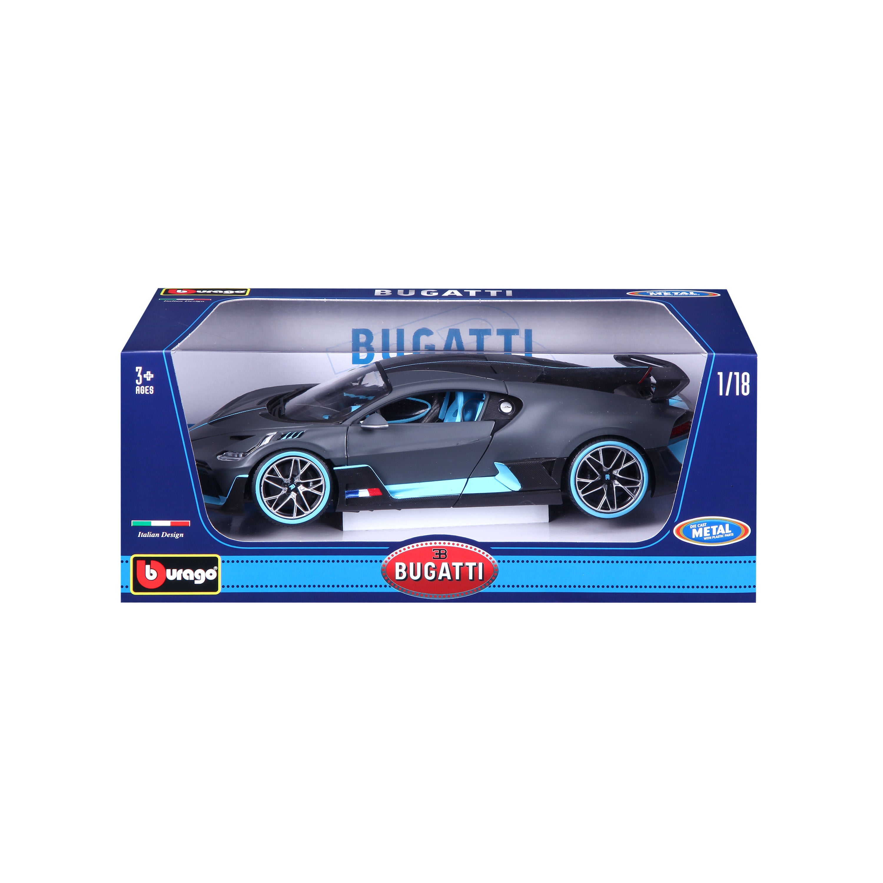 Bugatti Divo 1:18 dark grey | Burago – Burago