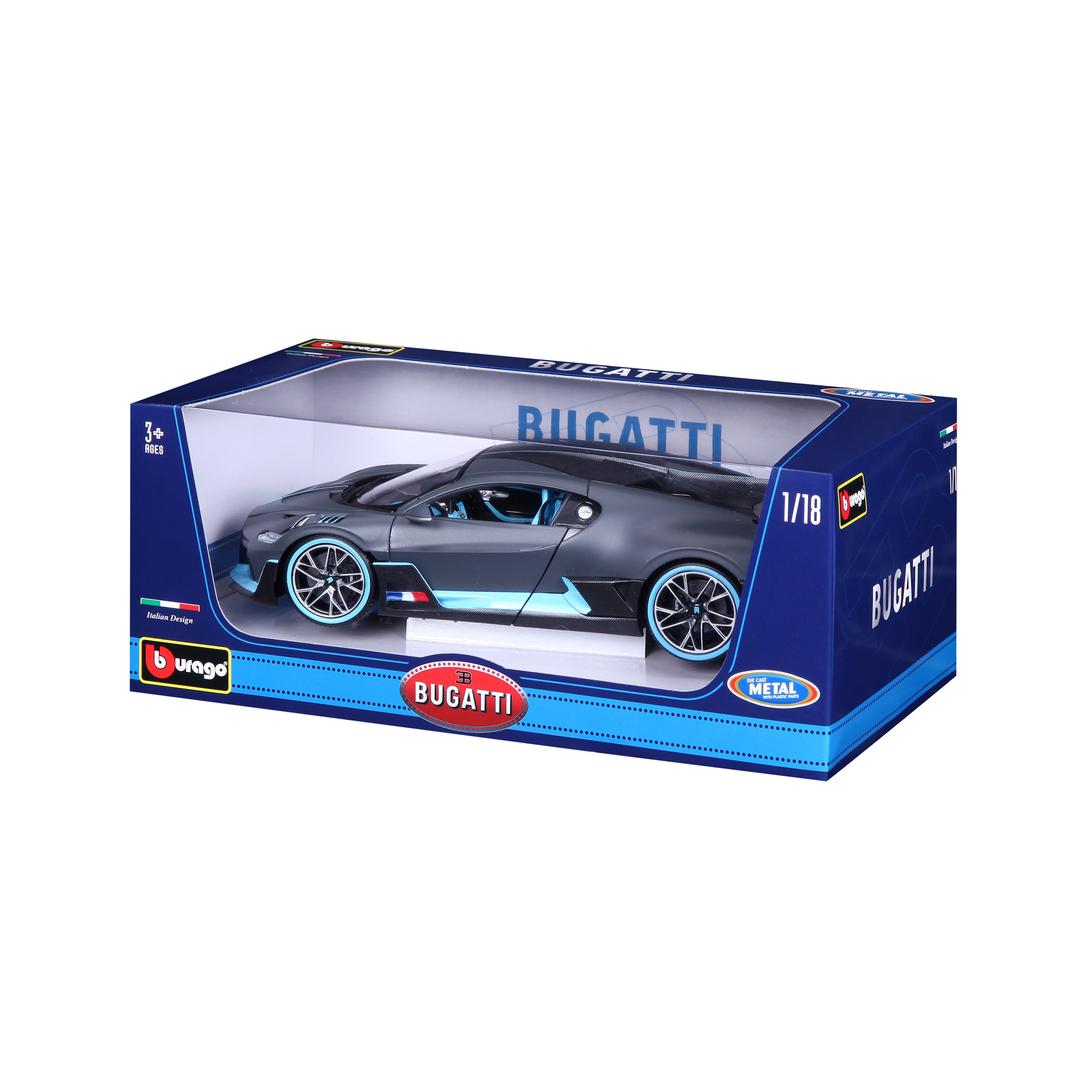 Bugatti Divo 1:18 dark grey | Burago – Burago