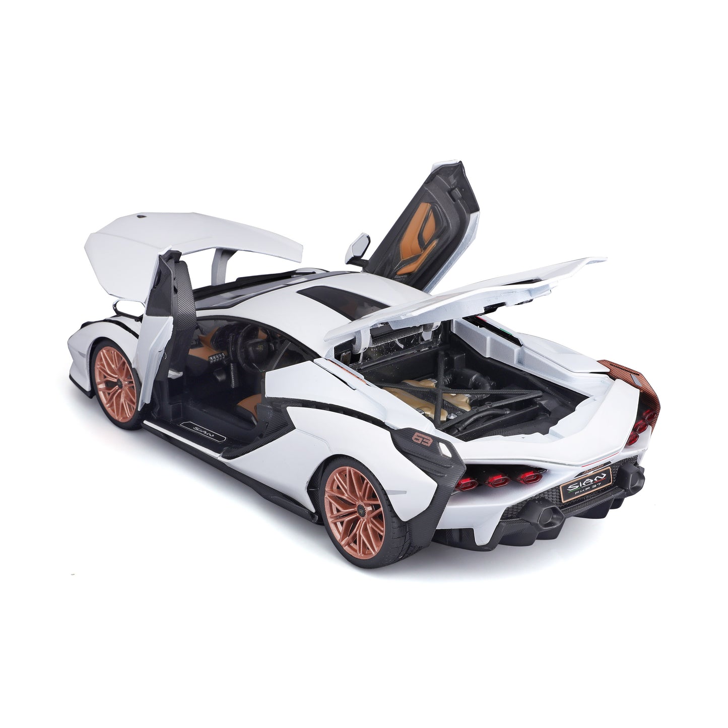 Lamborghini Sian FKP 37 1:18 blanc