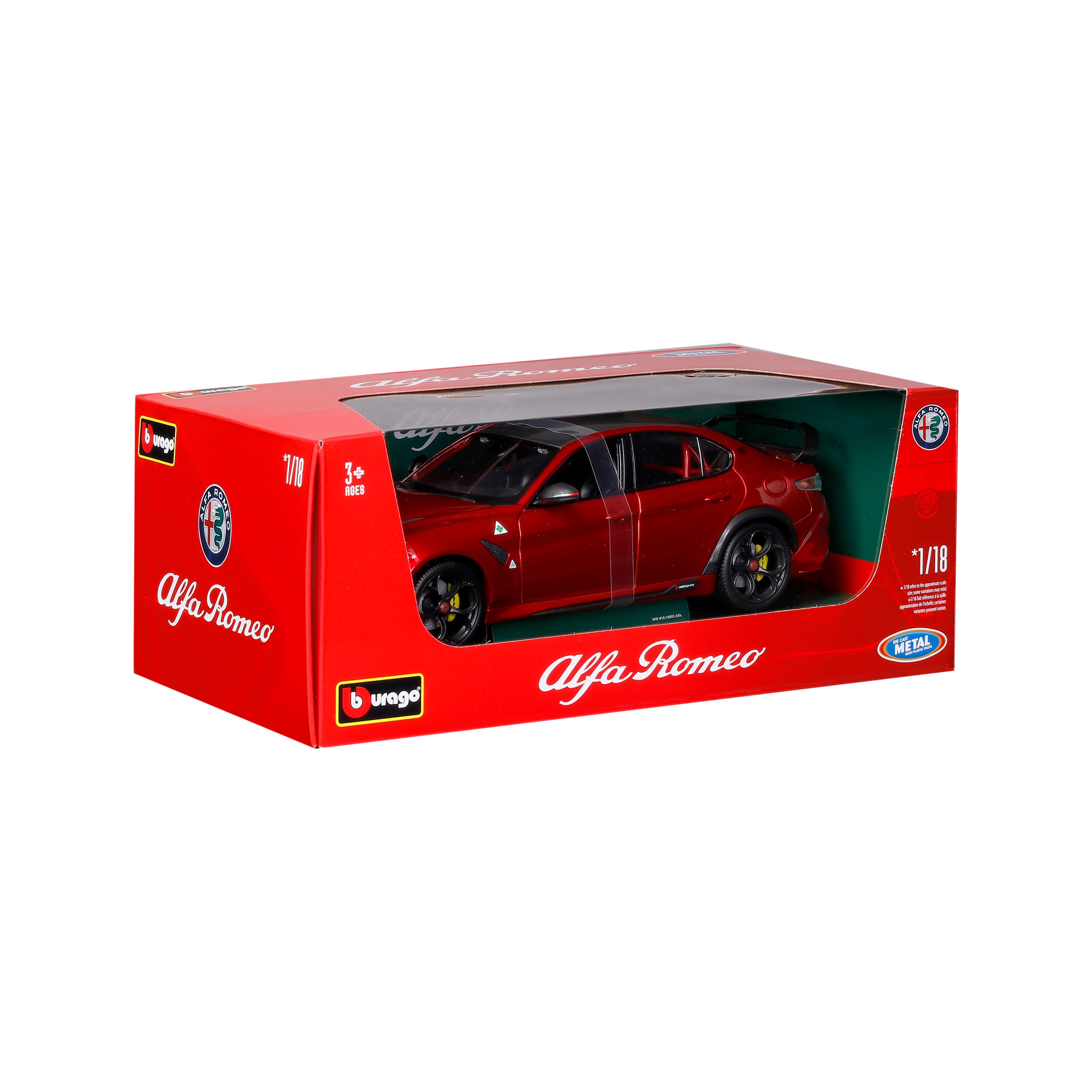 Bburago Alfa Romeo 1/18 2台セット ALFA ROMEO GIULIA GTAm 1:18 Metallic Red | Burago – Burago