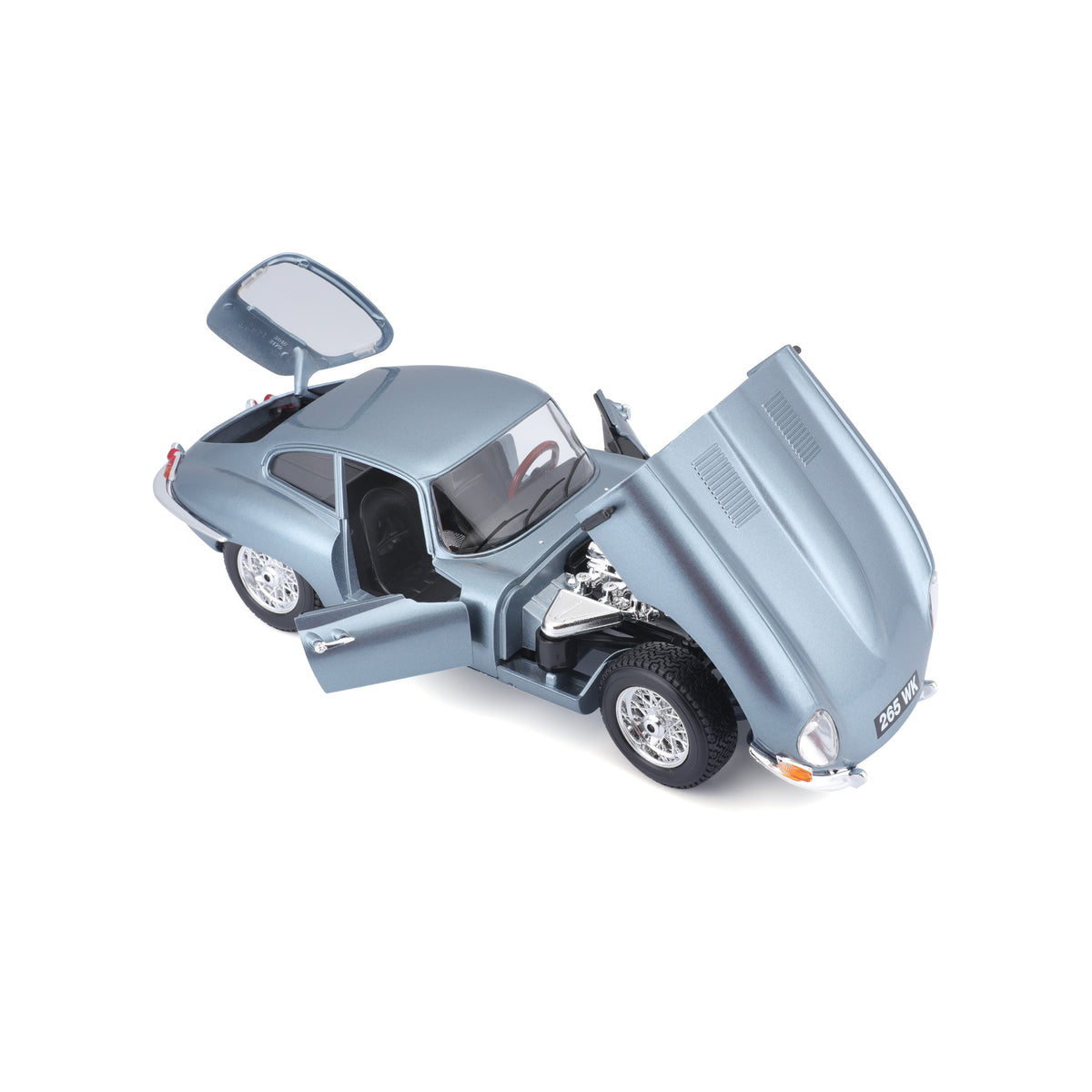 Jaguar E-type Coupe 1:18 metallic light blue