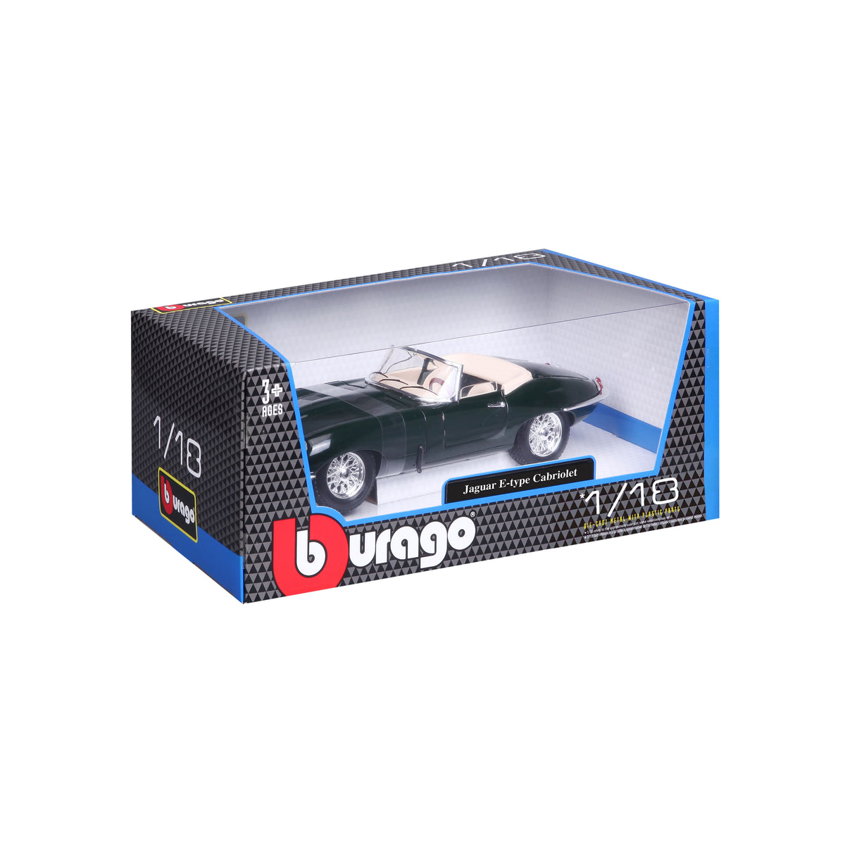 Jaguar E-type Cabriolet 1:18 green