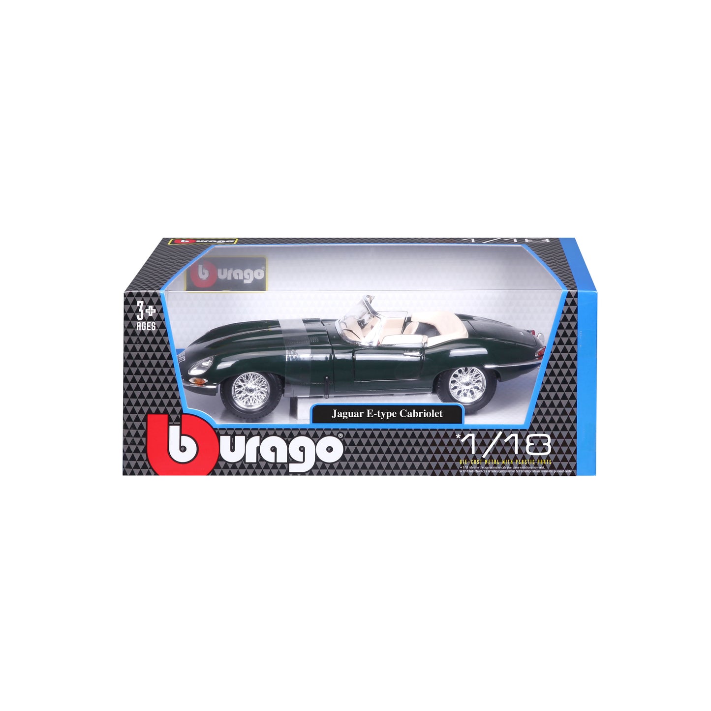 Jaguar E-type Cabriolet 1:18 green