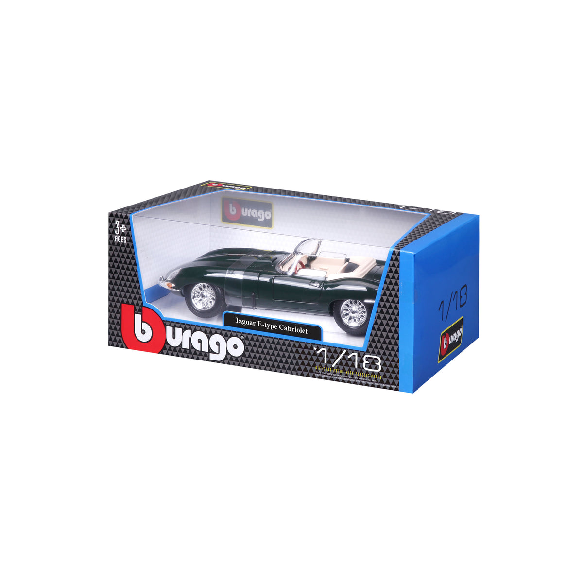 Jaguar E-type Cabriolet 1:18 green