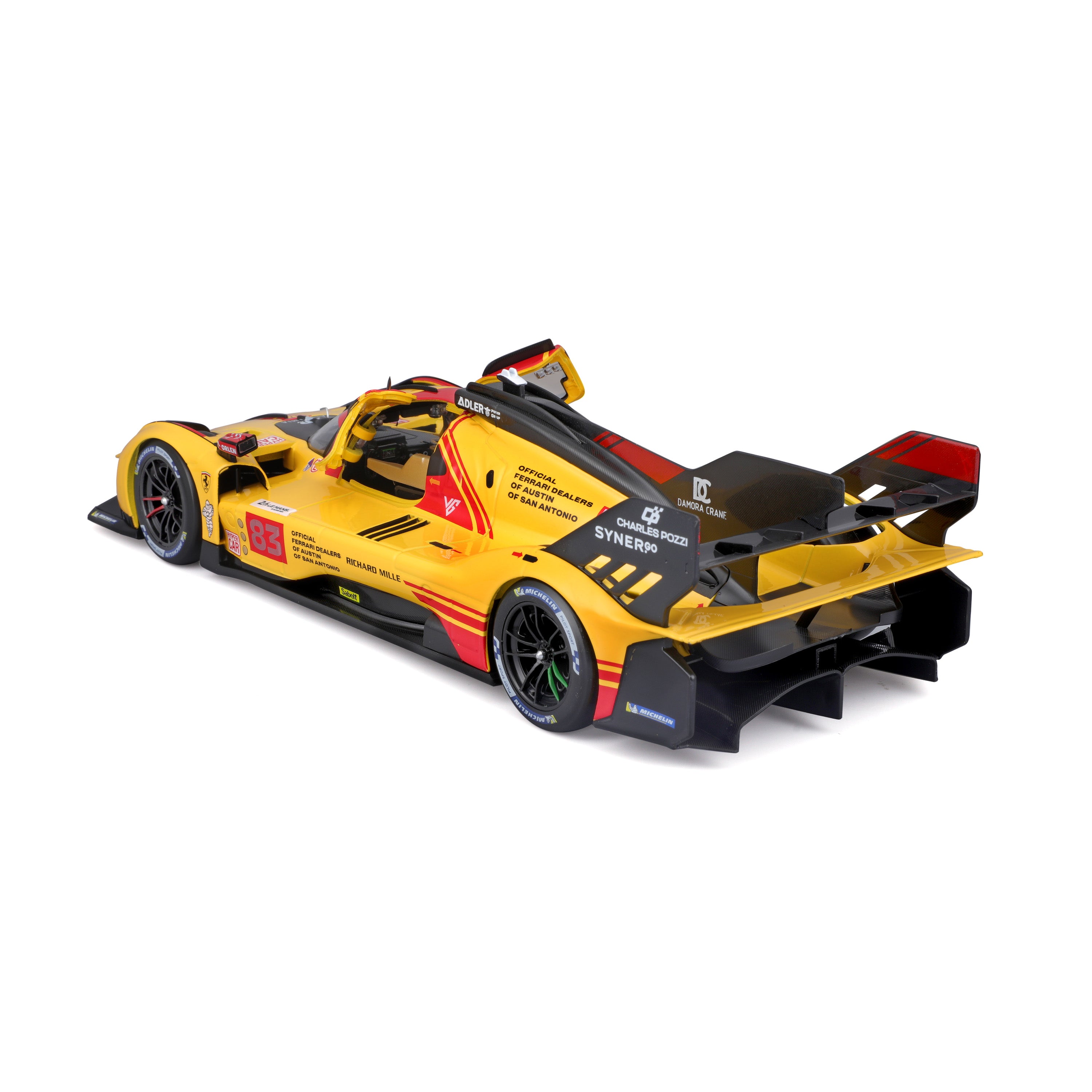 Ferrari 499P #83 Yellow – 24 Hours of Le Mans 2024 Diecast 1:18