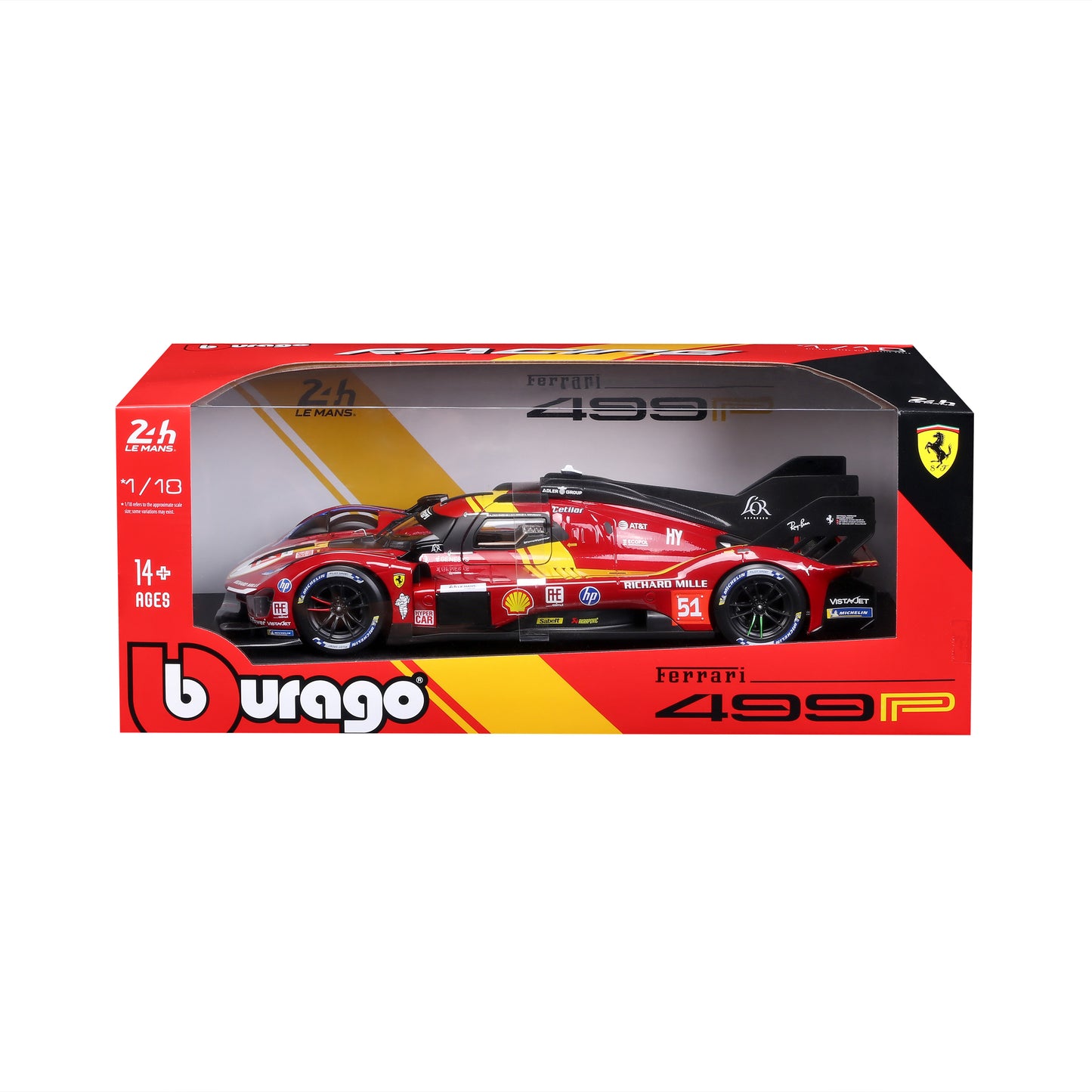 Ferrari 499P 24H LMH Hypercar 2025 n°51 1:18