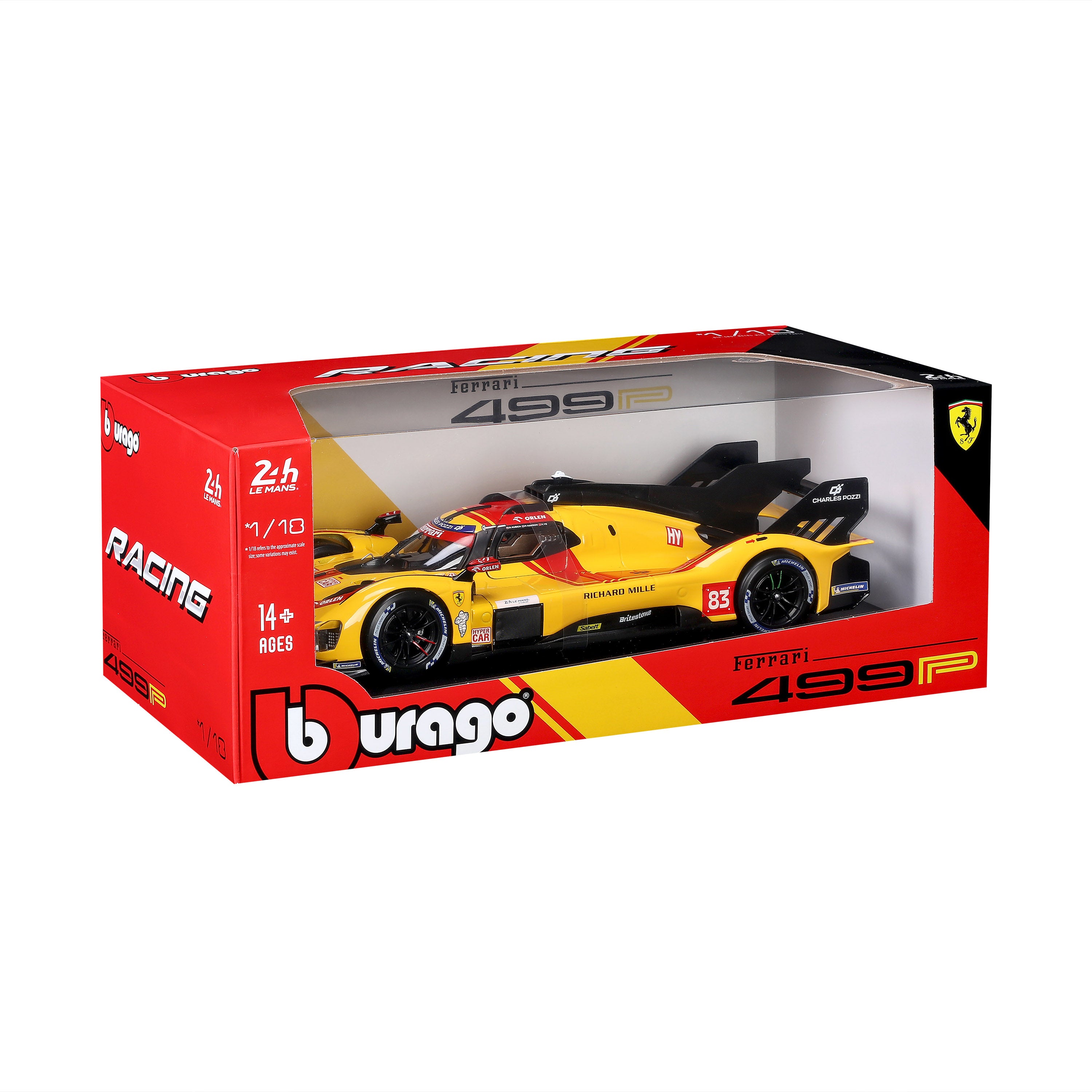 Ferrari 499P 24H LMH Hypercar 2025 Bburago 1:18 No. 83 – Burago