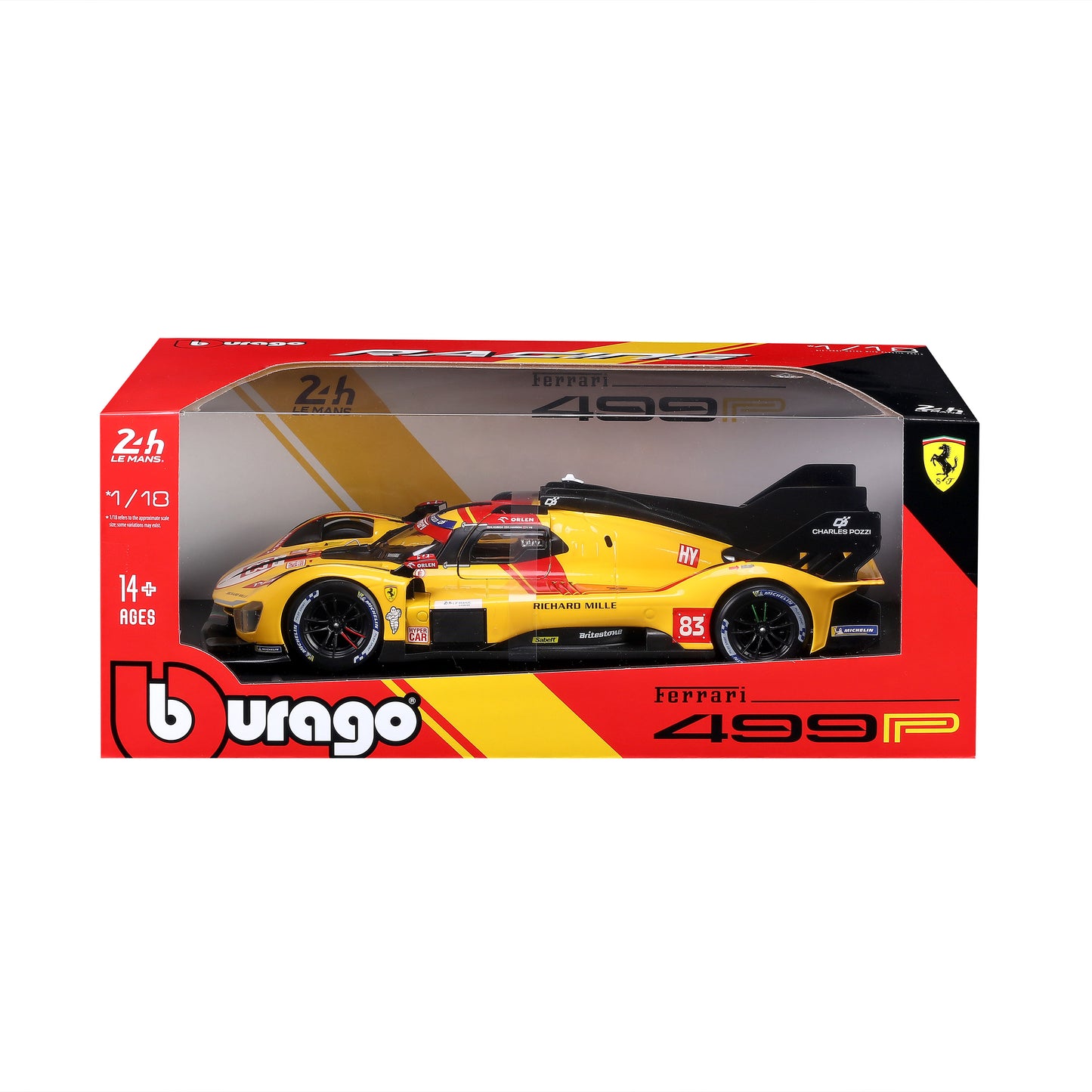 Ferrari 499P 24H LMH Hypercar 2025 Bburago 1:18 No. 83