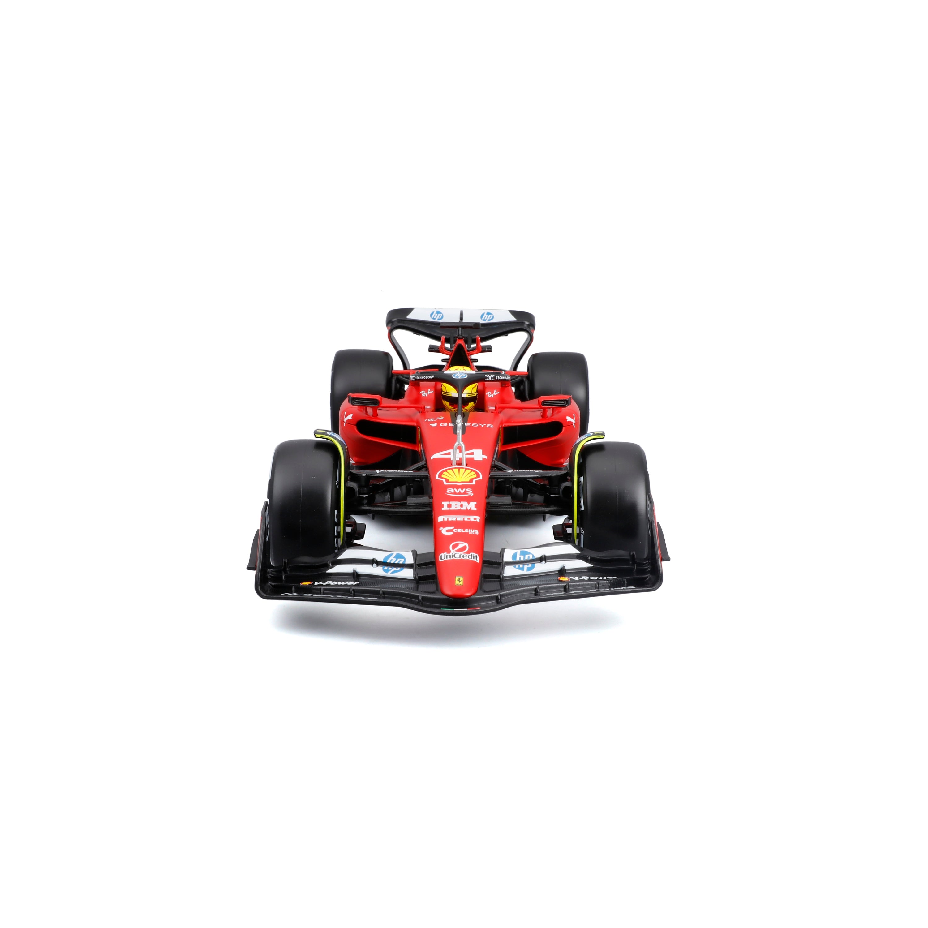 Ferrari SF-23 #44 Hamilton Test Fiorano 1:18 Diecast Red | Burago