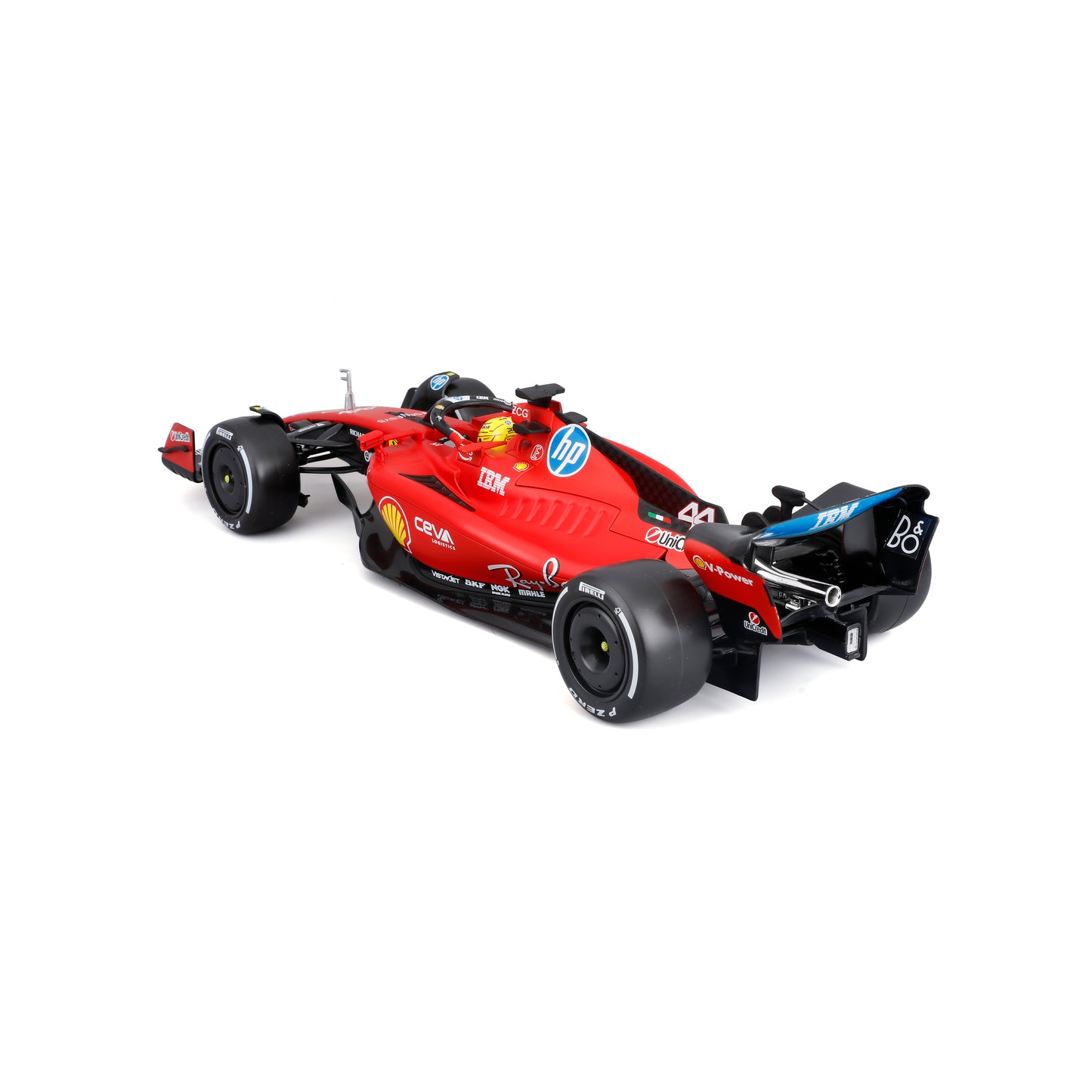 Ferrari SF-23 #44 Hamilton Test Fiorano 1:18 Red Diecast Model