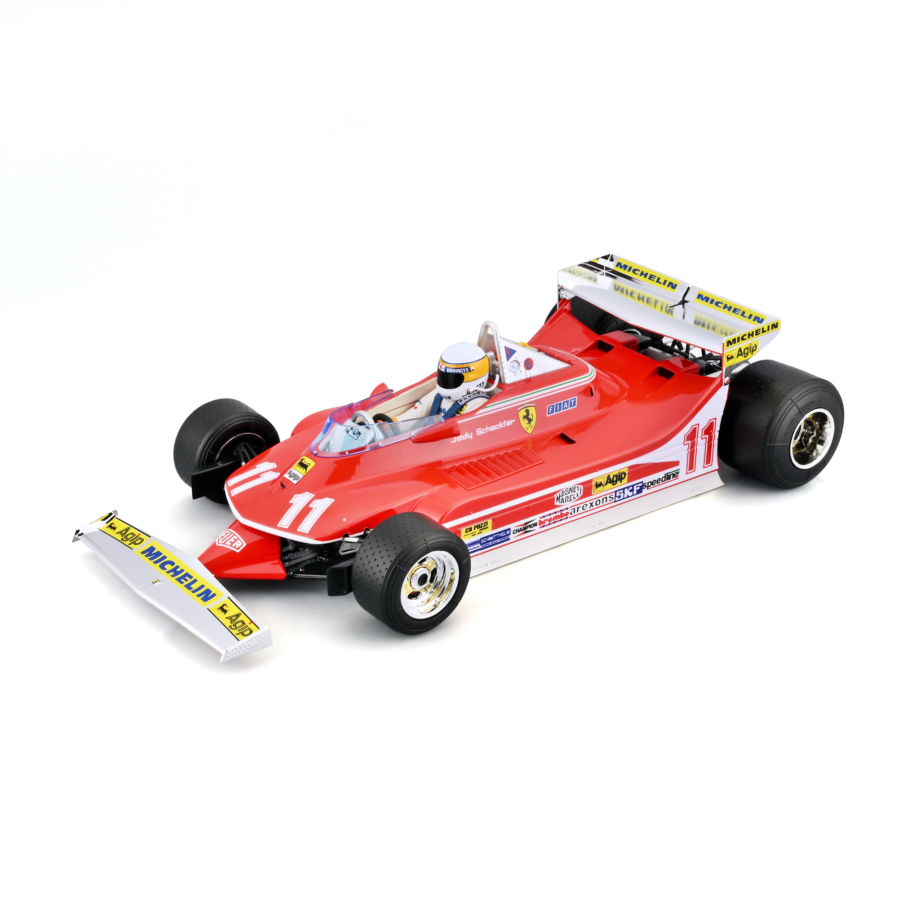 KYOSHO 1/18 フェラーリ 312T4 Ferrari 312 T4 Short Tail #11 Scheckter Red 1:18 with driver