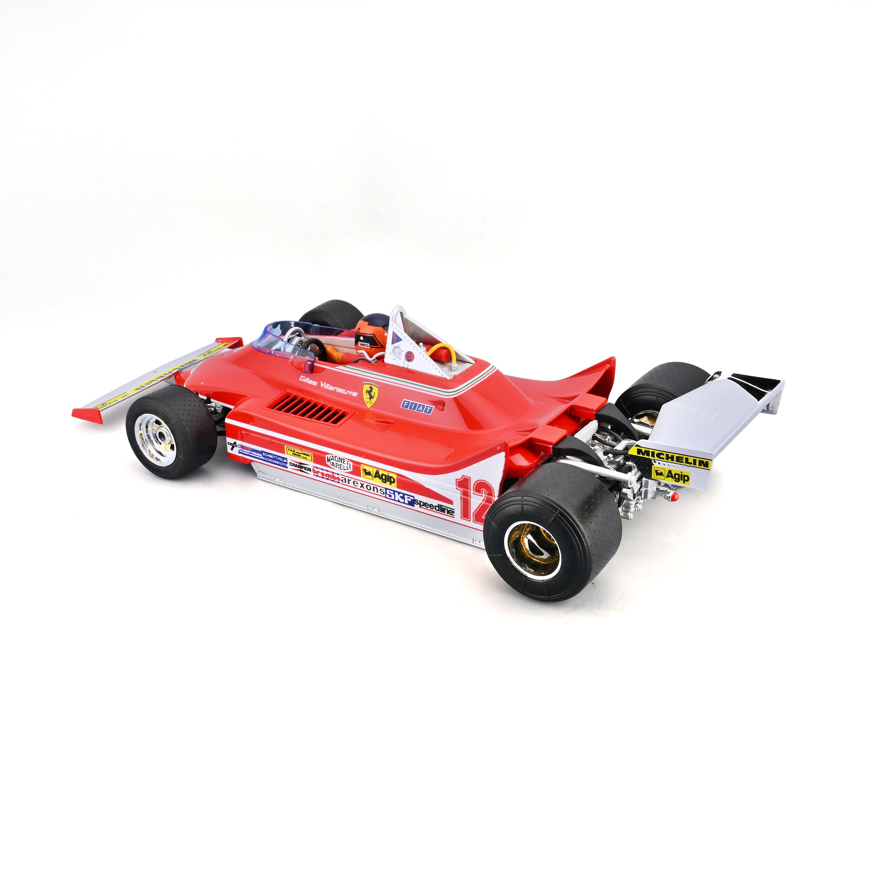 Ferrari 312 T4 #12 Villeneuve South Africa GP 1979 Red 1:18 with