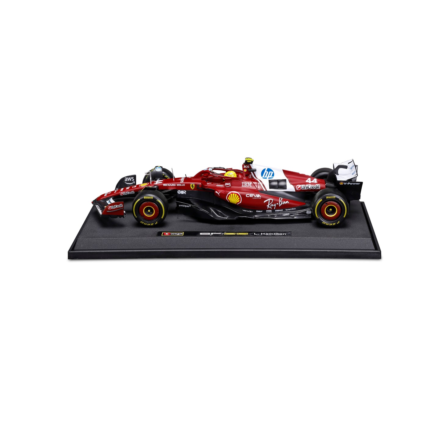 Ferrari SF-25 Lewis Hamilton #44 F1 2025 – 1:18 Diecast Model with Official License
