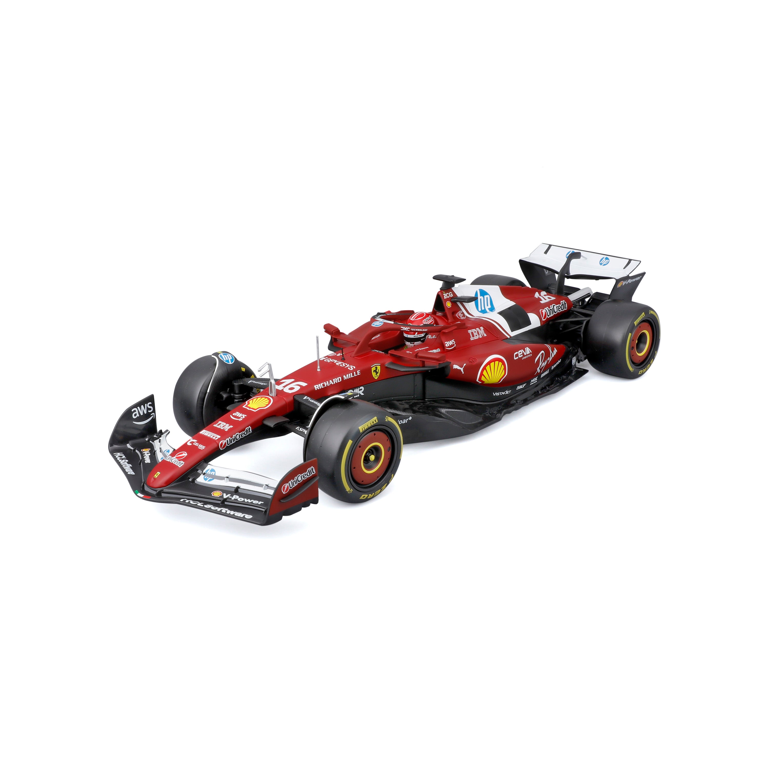 ブラーゴ F1 1/18 2025 フェラーリ SF-25 シャルル・ルクレール F1 Ferrari SF-25 #16 Charles Leclerc Red 1:18 Official License