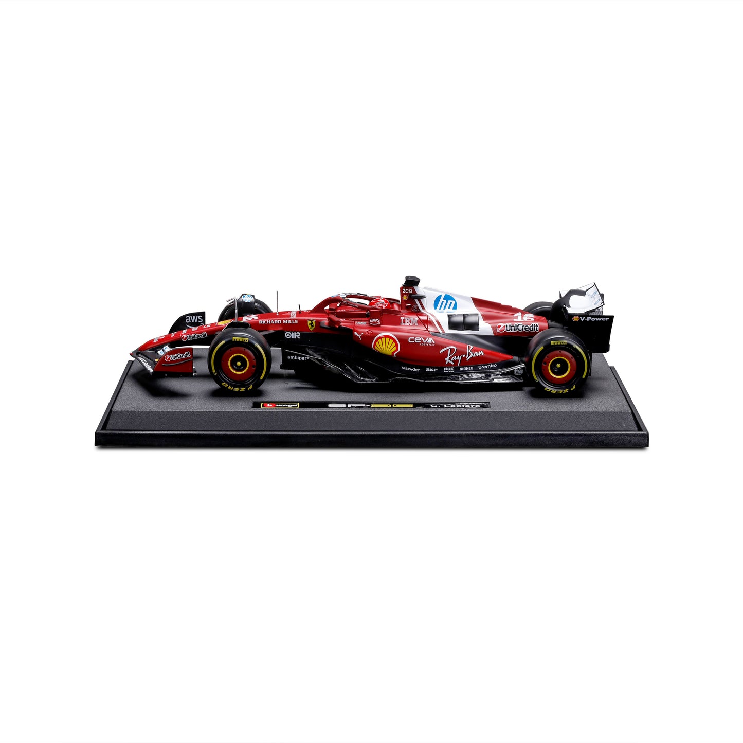 F1 Ferrari SF-25 #16 Charles Leclerc F1 2025 – 1:18 Diecast Model with Official License