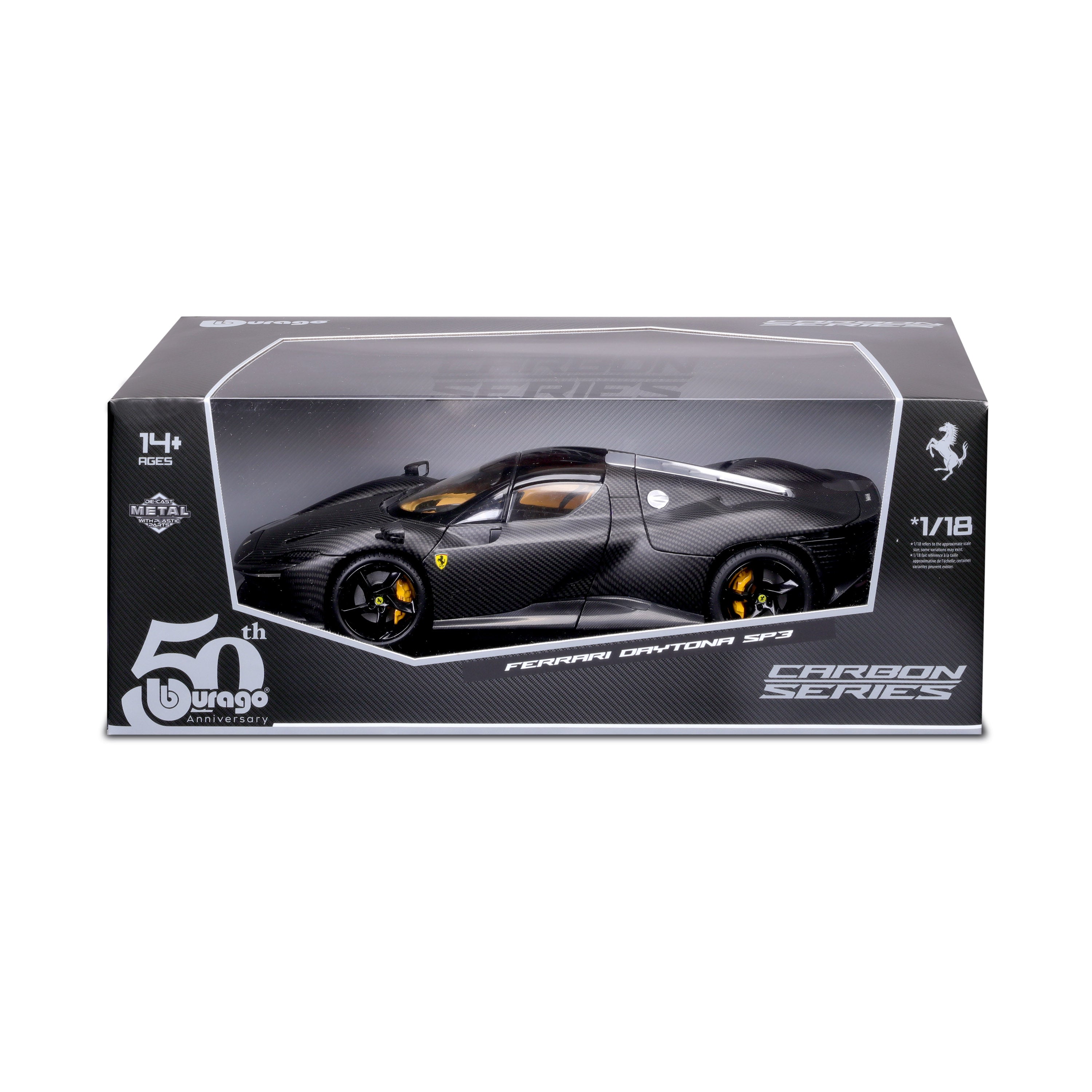BURAGO 16912 Ferrari Daytona Sp3 2022 Rosso Corsa Signature 1/18