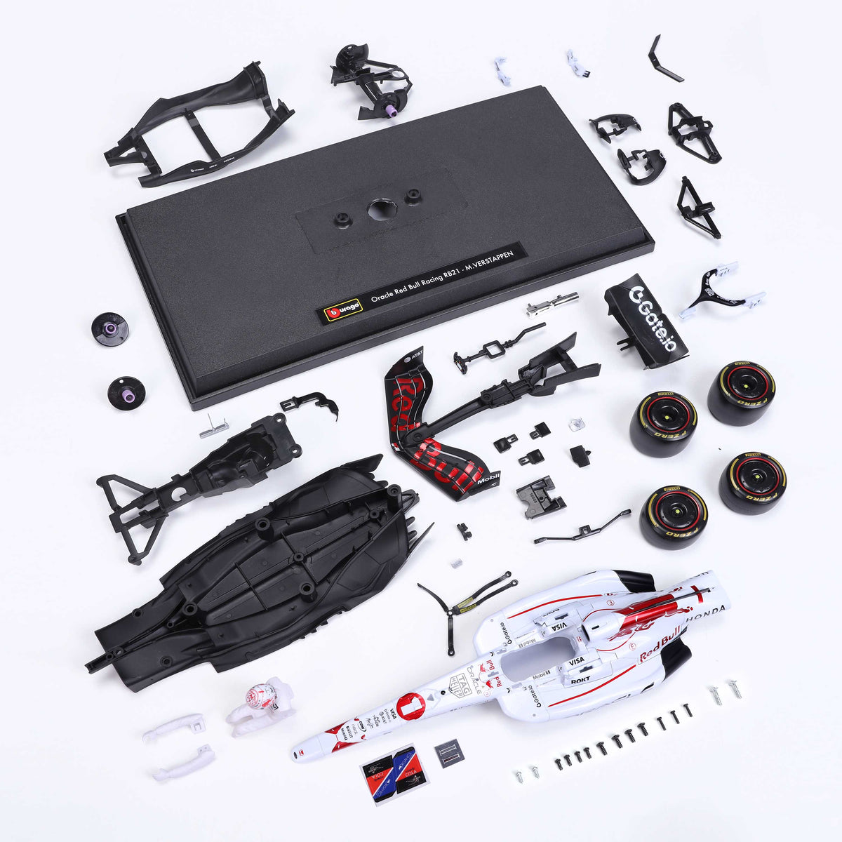 Model Kit Red Bull Racing RB21 Japan Livery #1 Max Verstappen mit Helm 1:18