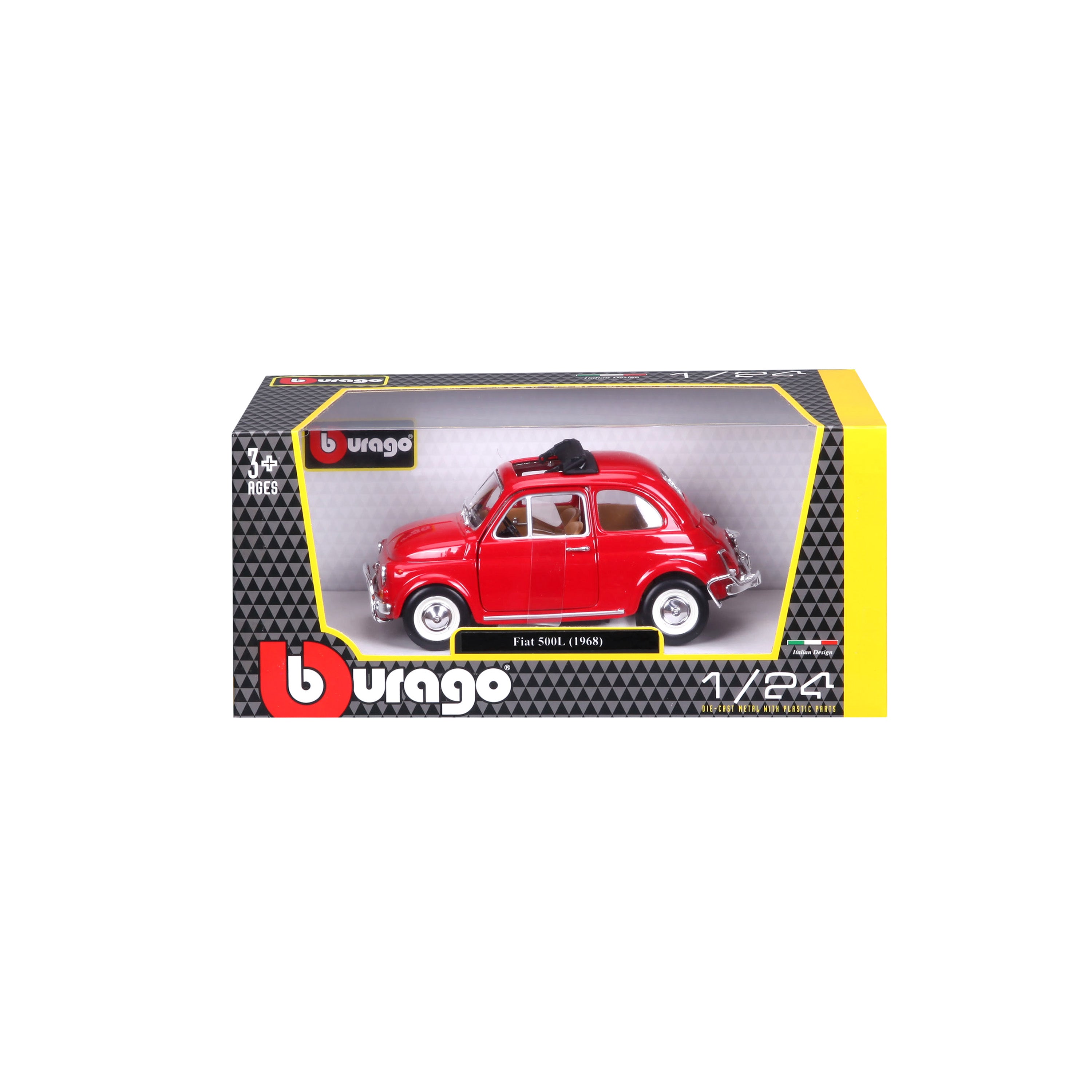 FIAT 500L (1968) 1:24 Rosso | Burago – Burago