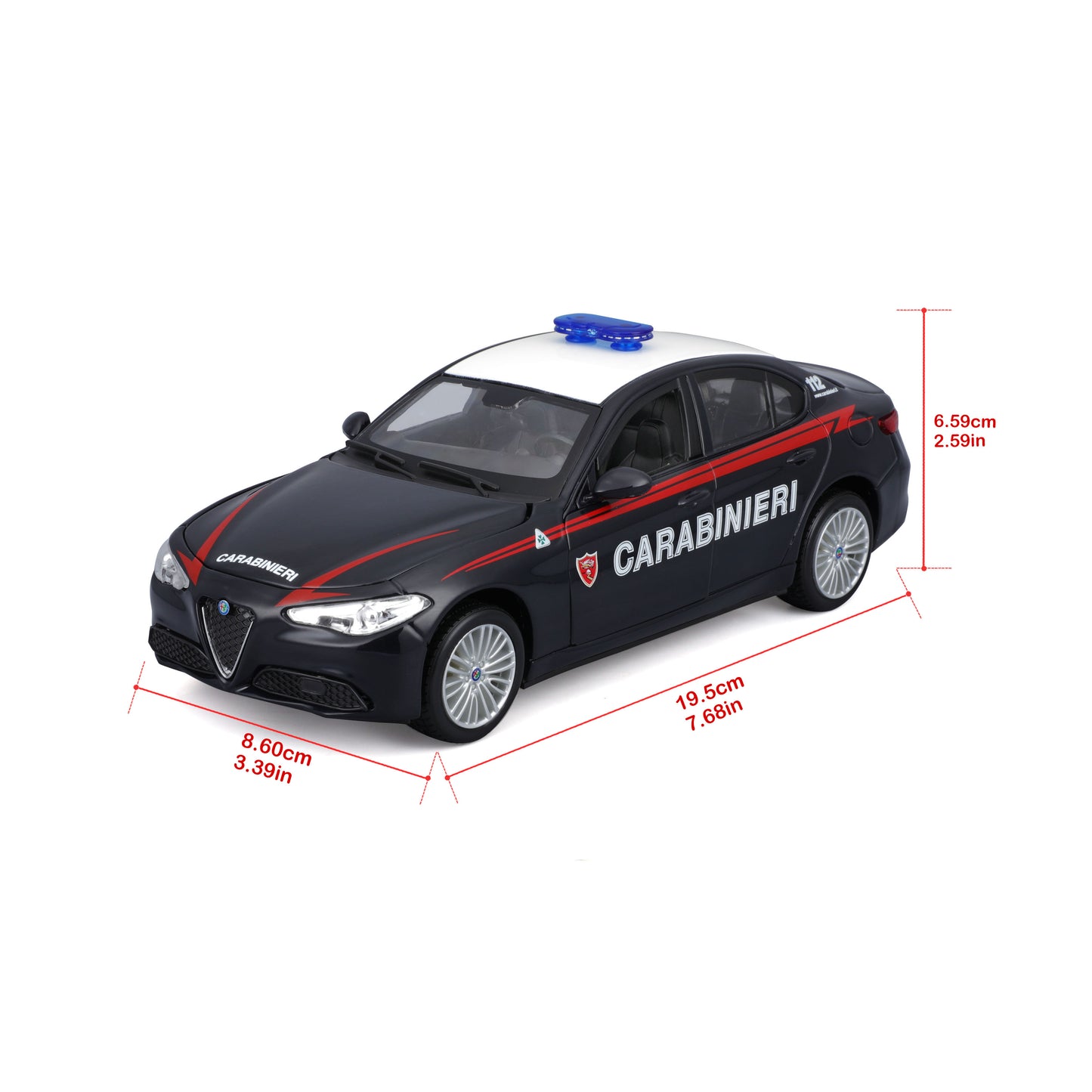 Model Kit Alfa Romeo GIULIA CARABINIERI – 1:24