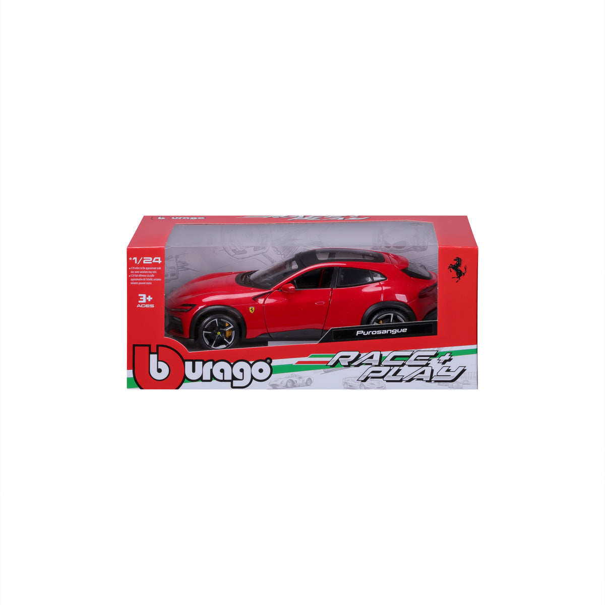 Bburago - Ferrari 330 P4 Daytona 1967, voiture miniature à l'échelle 1:24, réplique détaillée avec portes ouvrables, icône des courses d'endurance, licence officielle Ferrari, âge recommandé 14 ans Bburago - Ferrari 330 P4 Daytona 1967, voiture miniature à l'échelle 1:24, réplique détaillée avec portes ouvrables, icône des courses d'endurance, licence officielle Ferrari, âge recommandé 14 ans