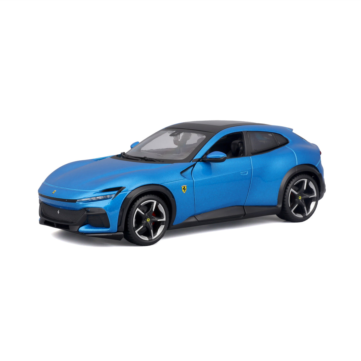 Ferrari Purosangue Blau 1:24 mit Vitrine - Web-exklusiv