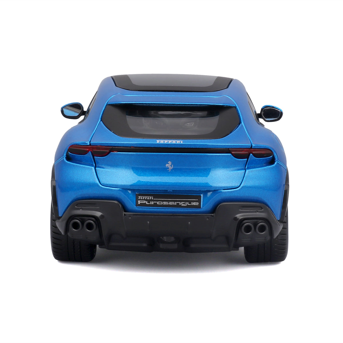 Ferrari Purosangue Blau 1:24 mit Vitrine - Web-exklusiv