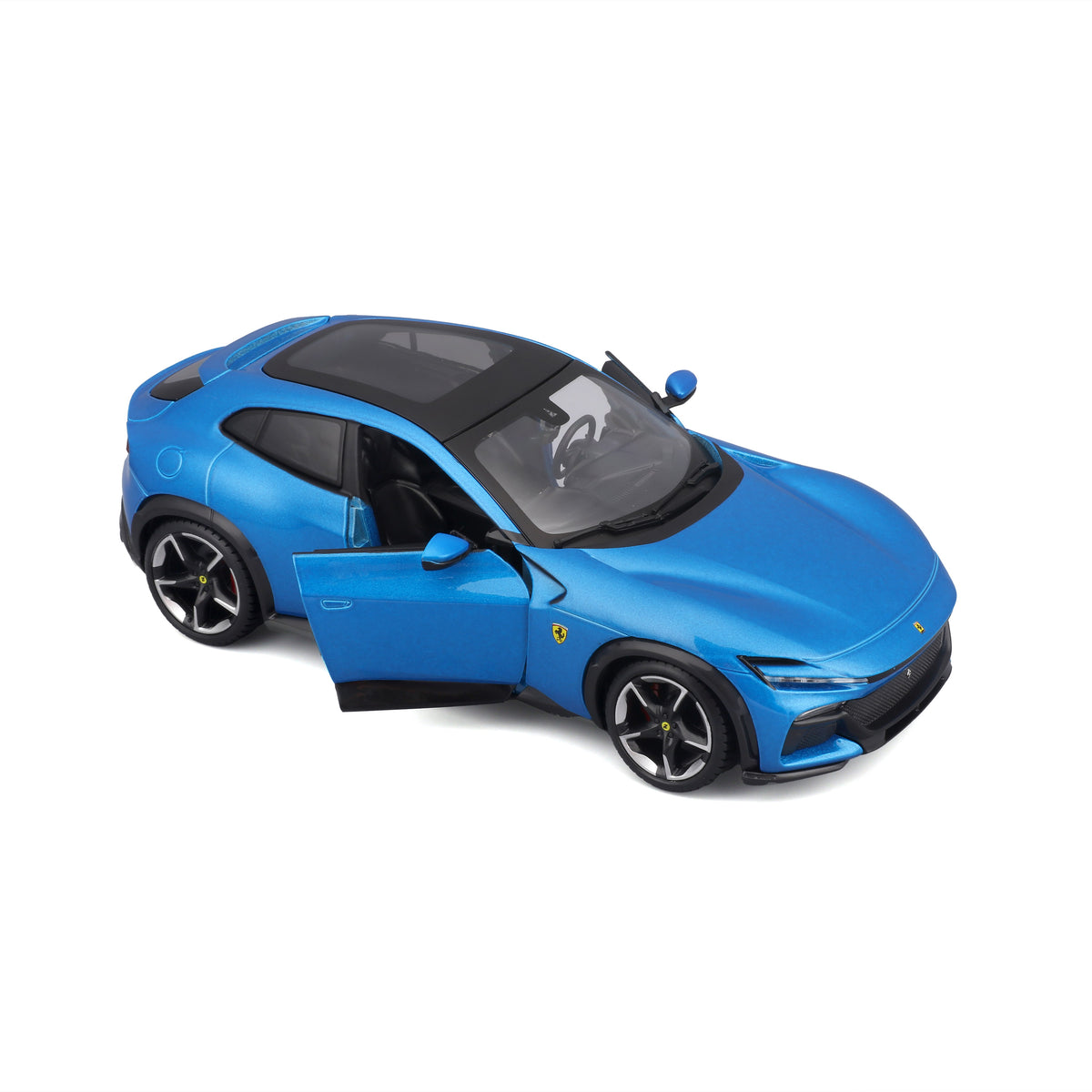 Ferrari Purosangue Blau 1:24 mit Vitrine - Web-exklusiv