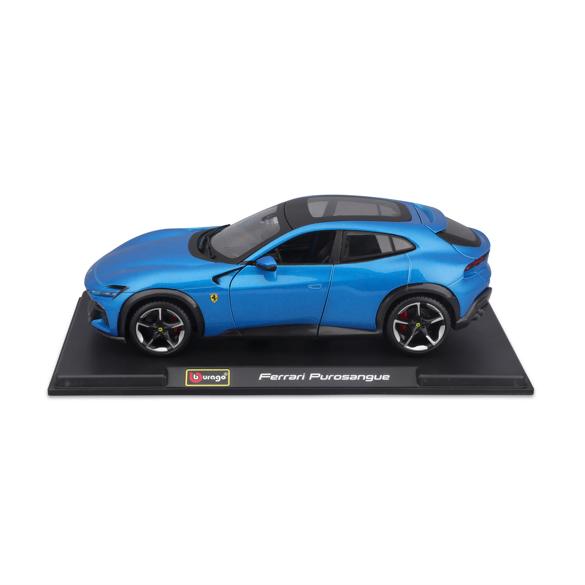 Ferrari Purosangue Blau 1:24 mit Vitrine - Web-exklusiv