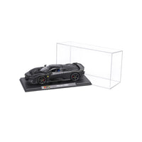 Ferrari F80 1:24 Matte Black mit Vitrine - WEB EXKLUSIV