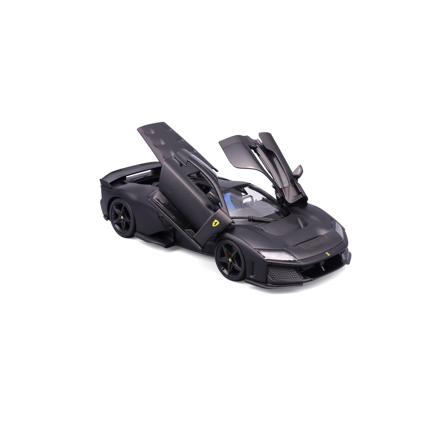 Ferrari F80 1:24 Matte Black mit Vitrine - WEB EXKLUSIV
