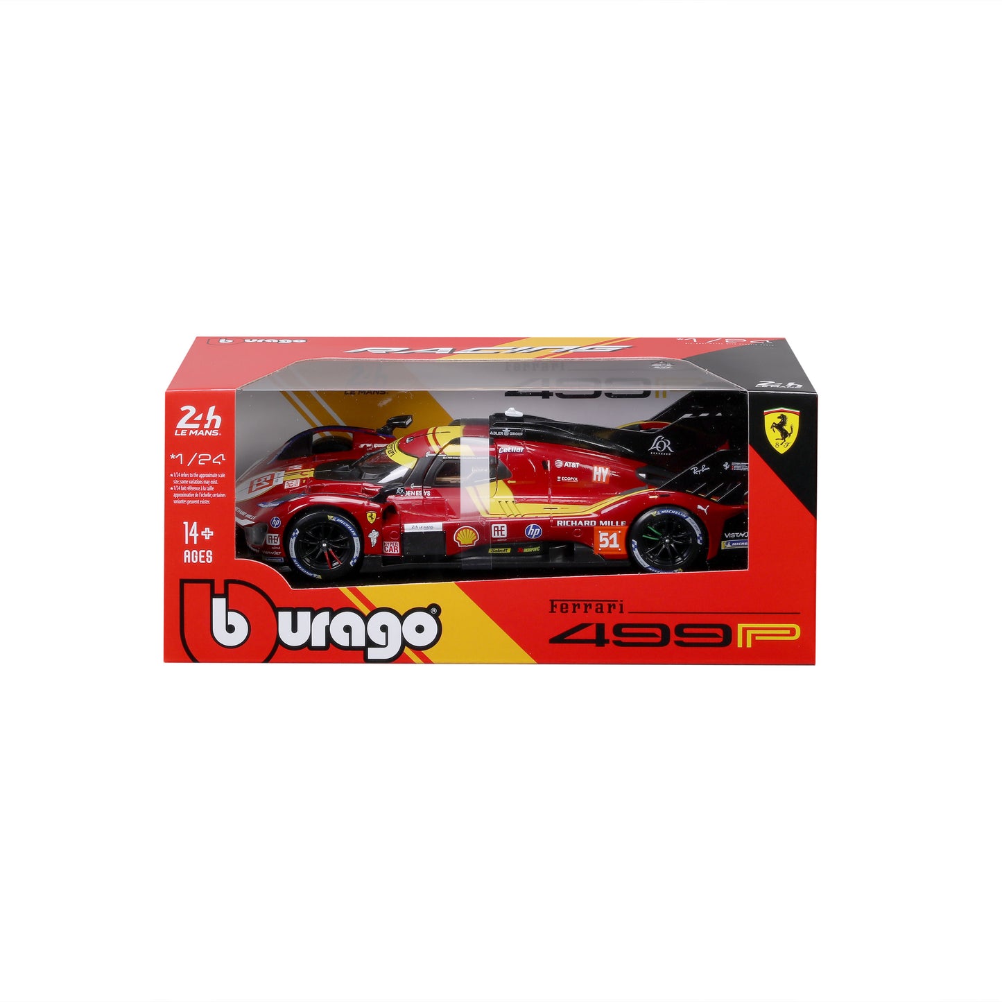FERRARI 499P 2025 24h Le Mans Hypercar N.51 1:24