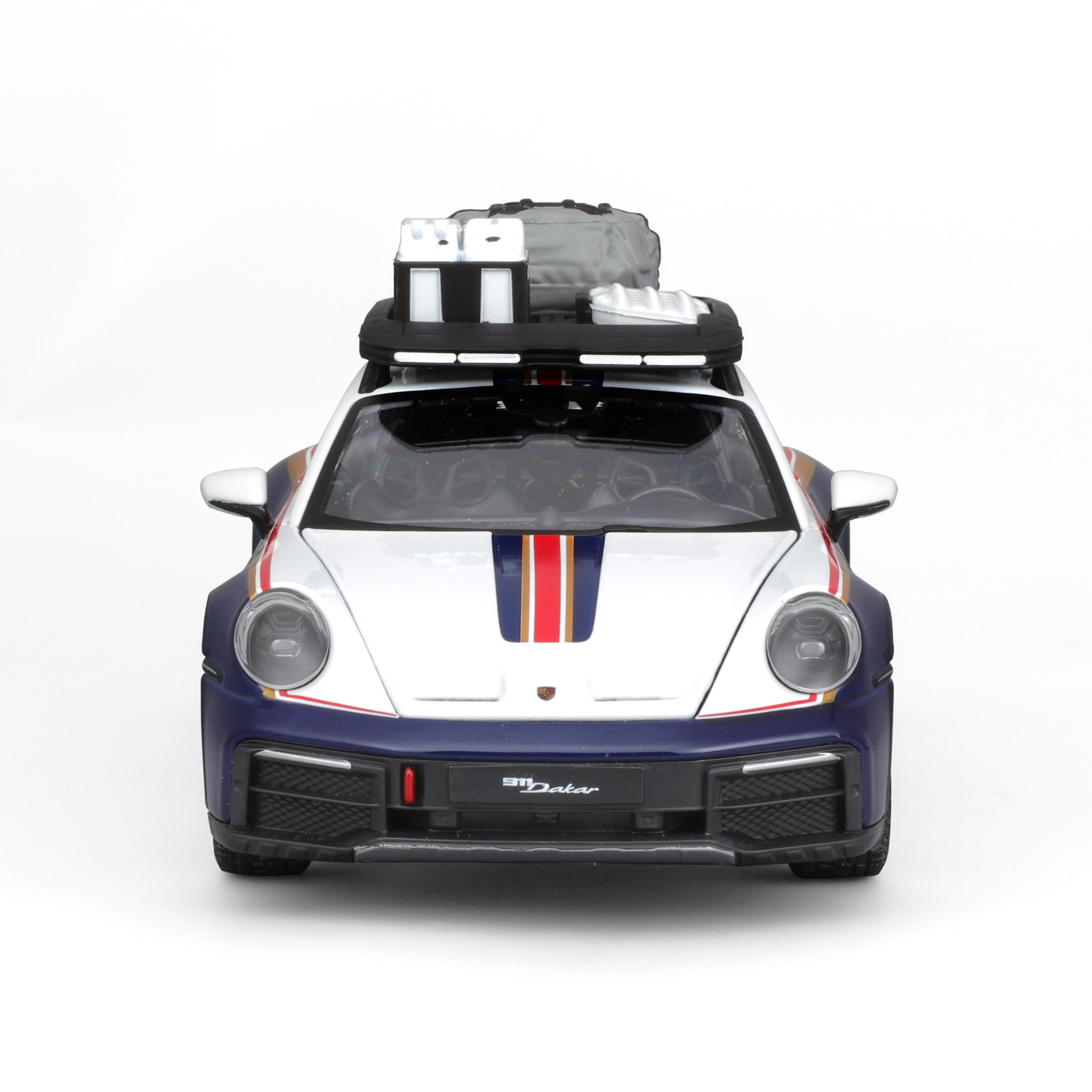 Porsche 911 Dakar White Blue Red Model 1:24 | Burago – Burago