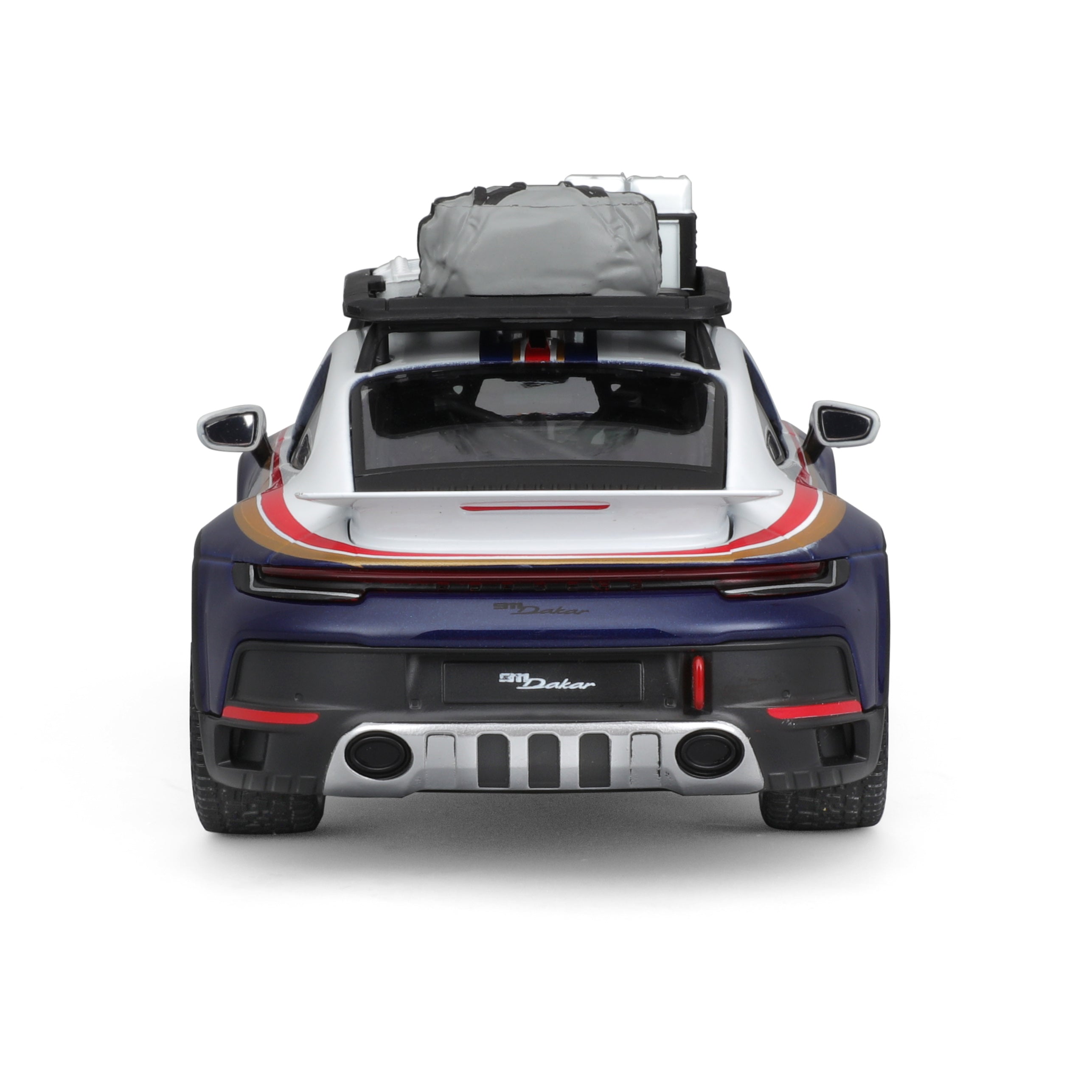 Porsche 911 Dakar Blanco Azul Rojo Modelo 1:24 | Burago – Burago