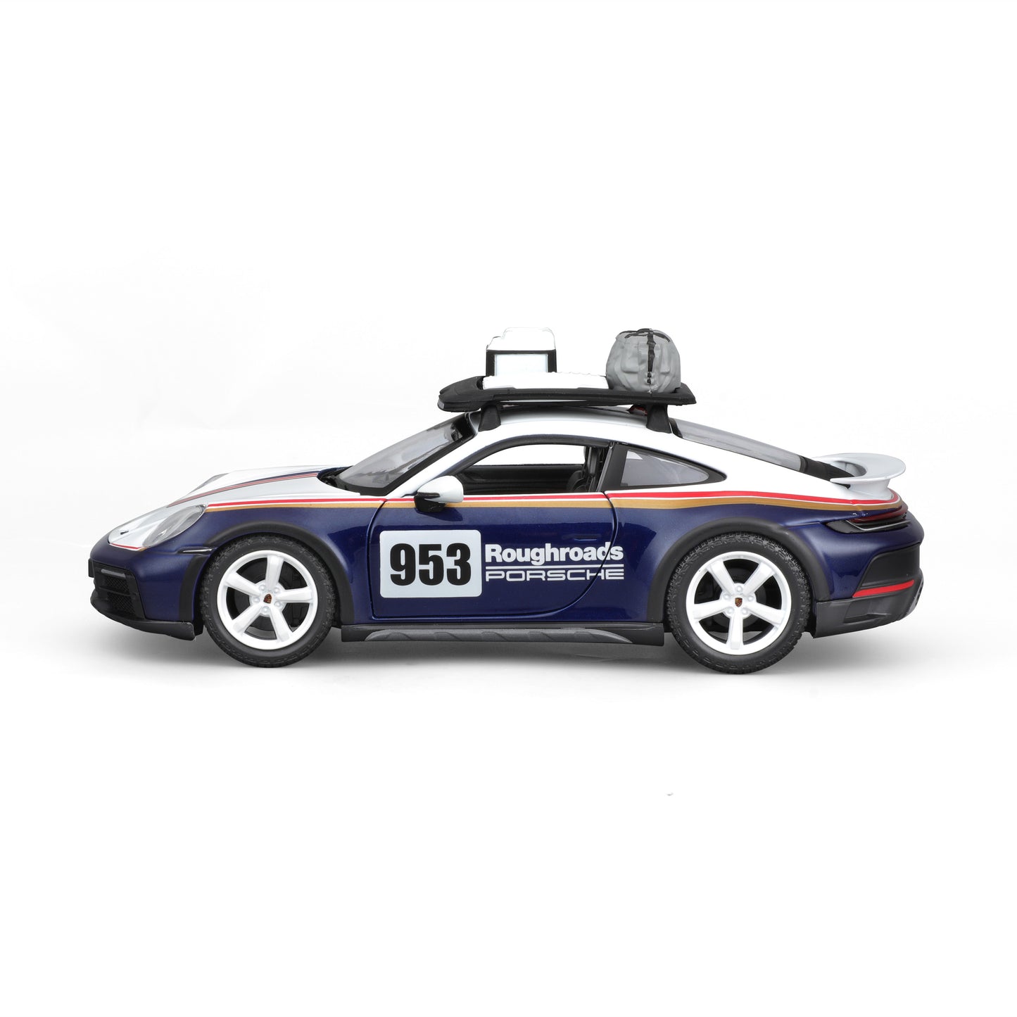 Porsche 911 Dakar 1:24 White Blue Red