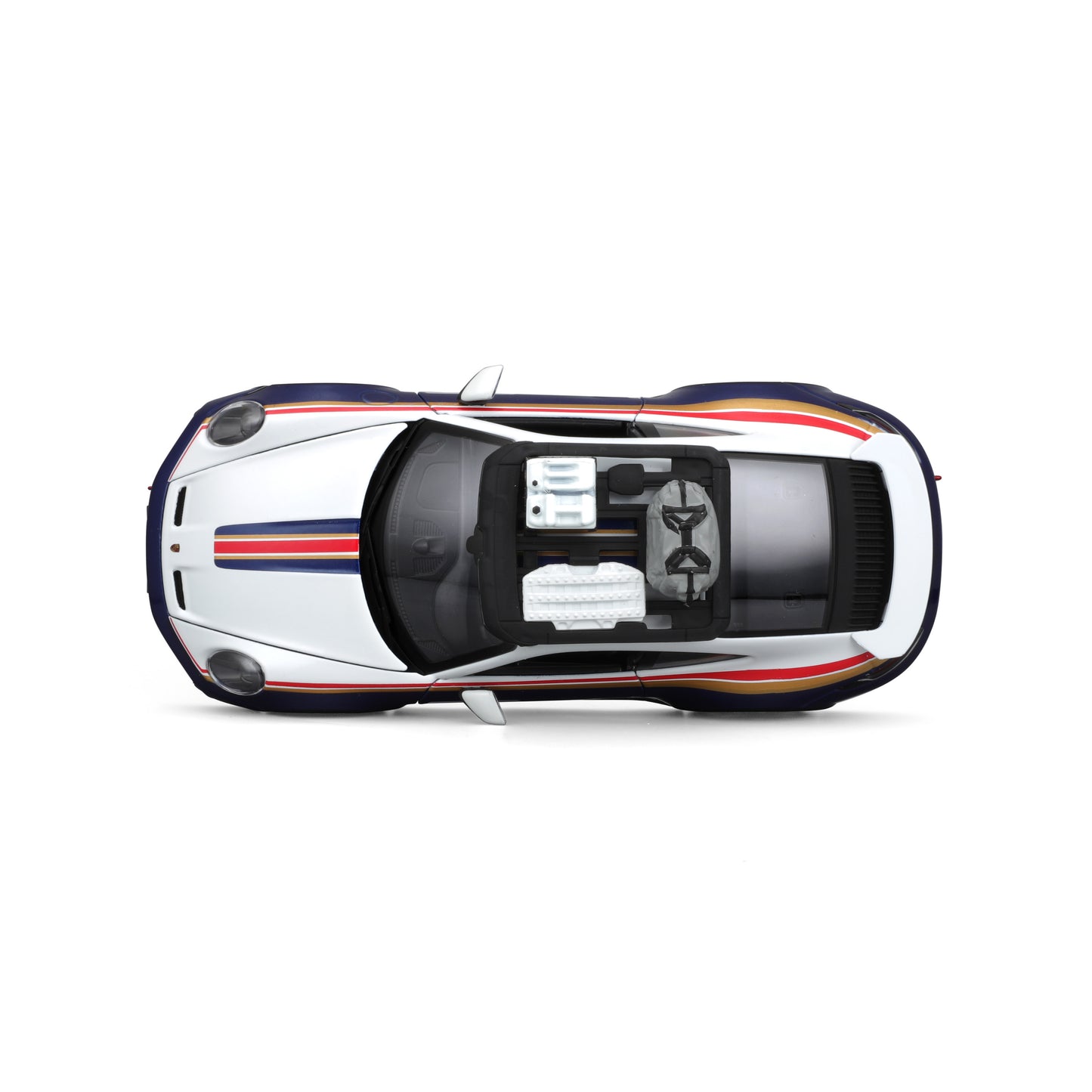 Porsche 911 Dakar 1:24 White Blue Red