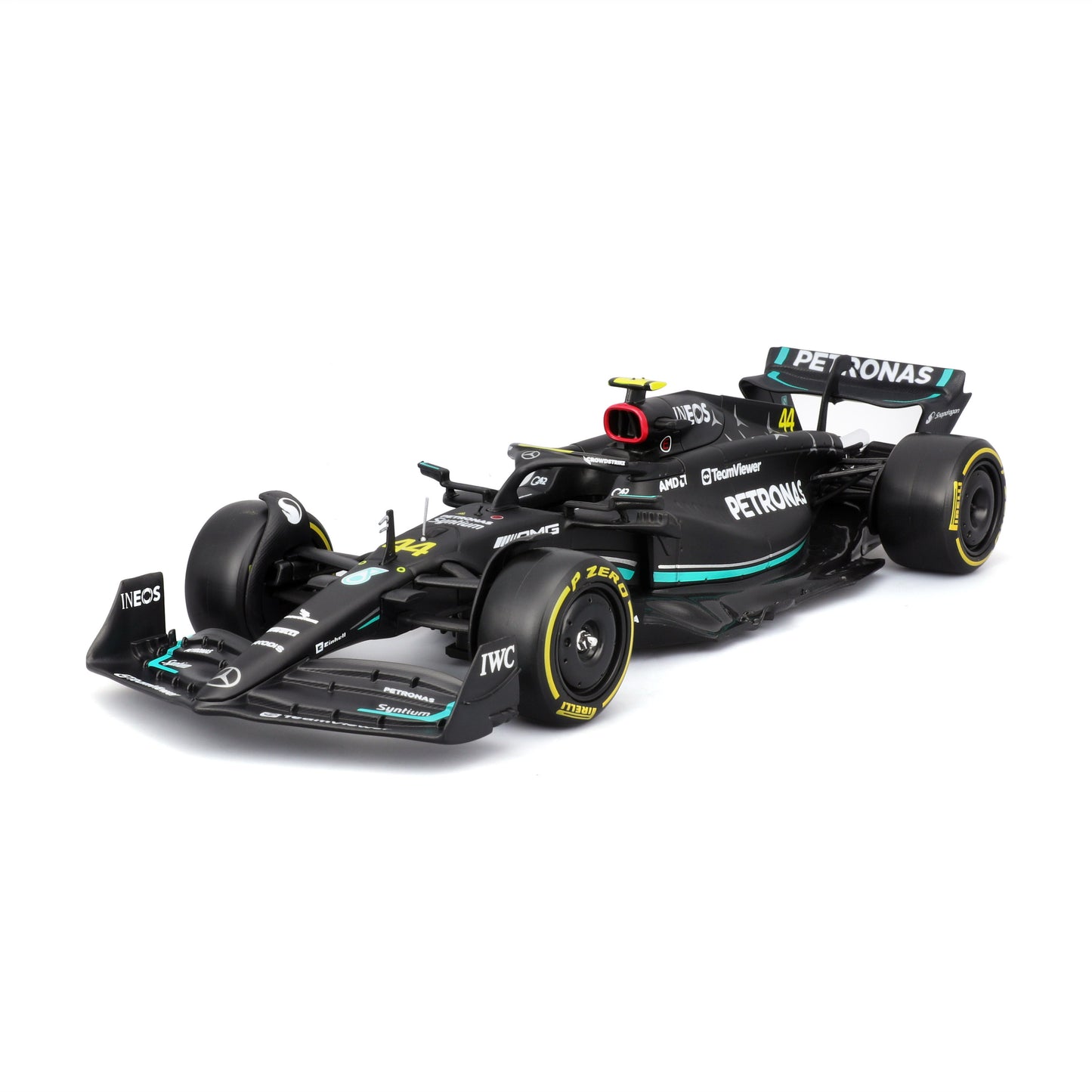 Mercedes W14 E Performance #44 Lewis Hamilton F1 2023 – Modellino Diecast Scala 1:24 con Pilota
