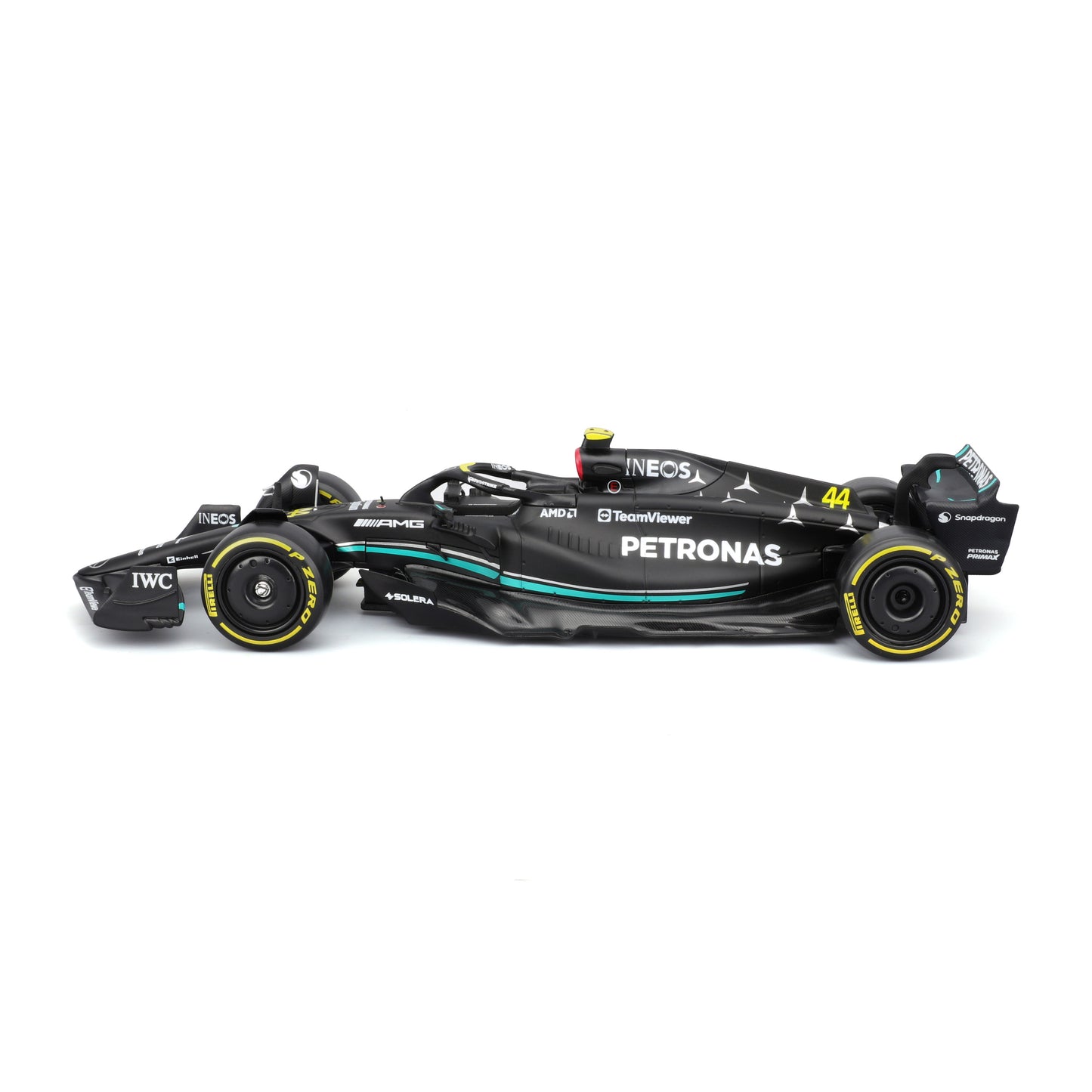 Mercedes W14 E Performance #44 Lewis Hamilton F1 2023 – Modellino Diecast Scala 1:24 con Pilota