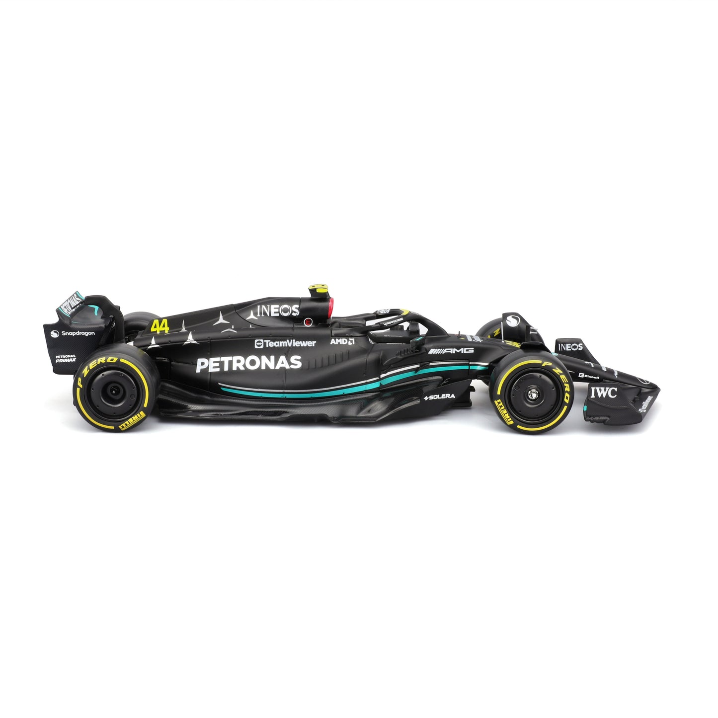Mercedes W14 E Performance #44 Lewis Hamilton F1 2023 – Modellino Diecast Scala 1:24 con Pilota