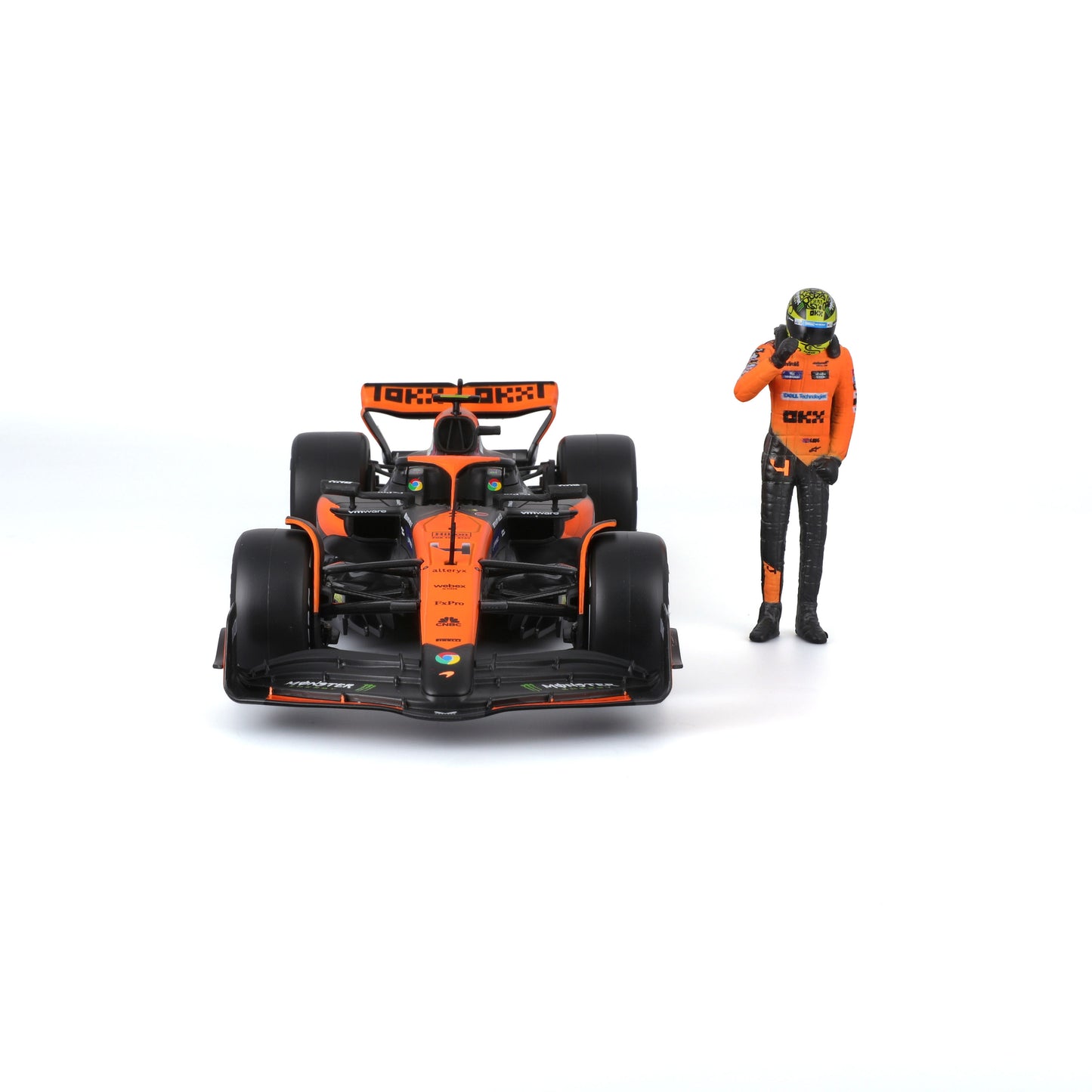 McLaren MCL38 Lando Norris #4 F1 2024 – Modellino Diecast Scala 1:24 con Pilota