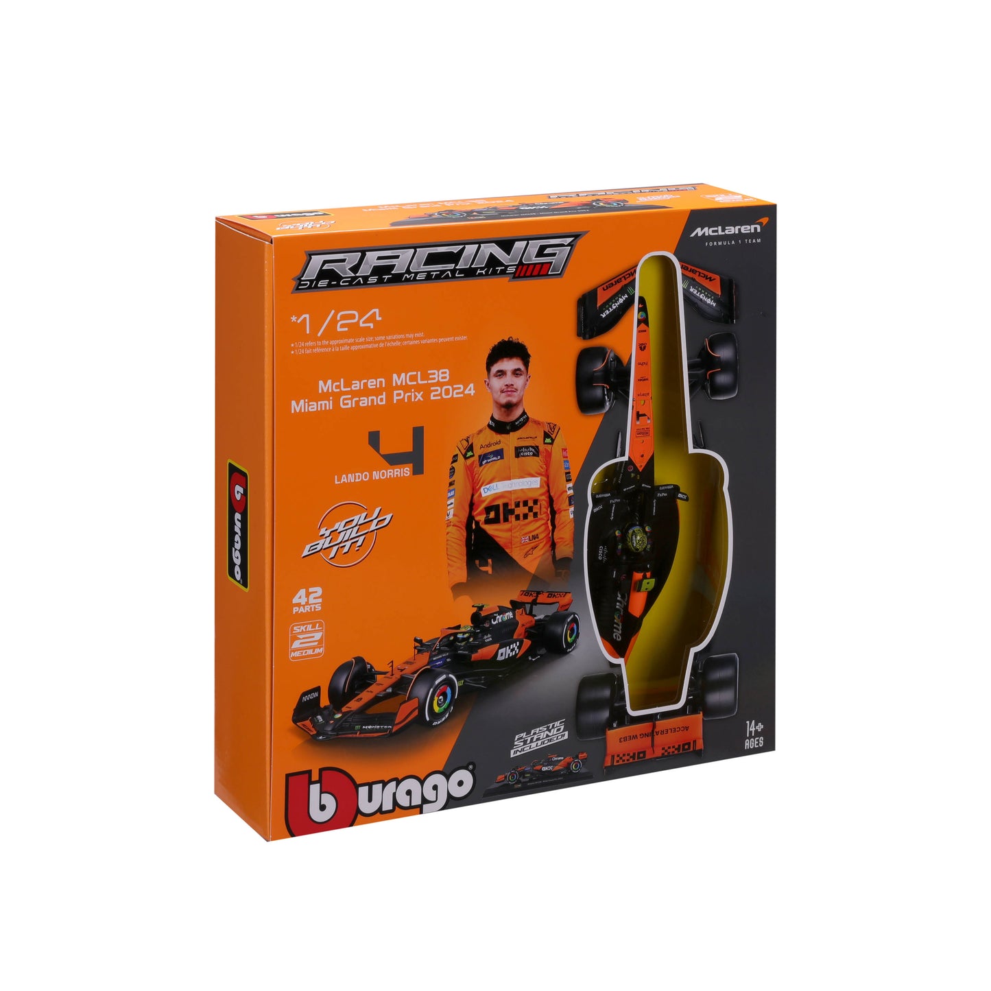 Model Kit McLaren MCL38 2024 #4 Lando Norris – Scala 1:24