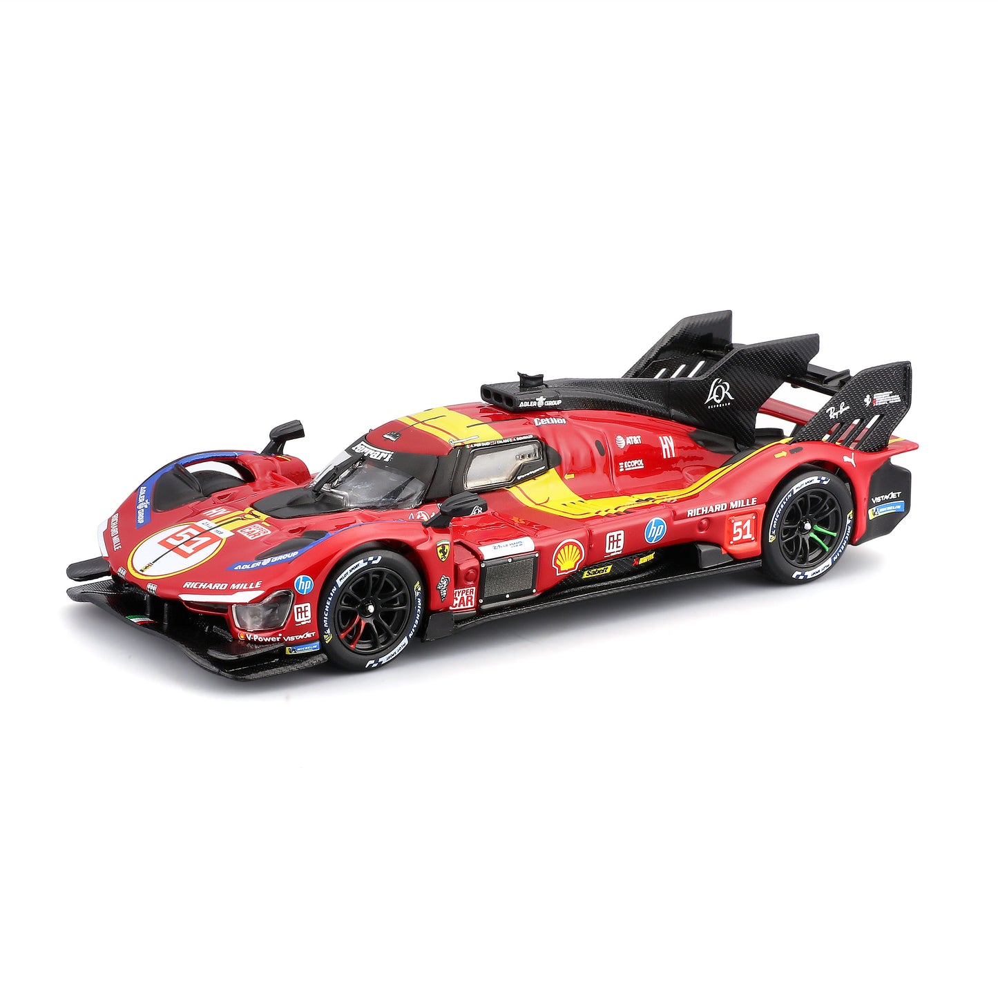 FERRARI 499P 24H LMH Hypercar 2025 No. 51 1:43 with display case