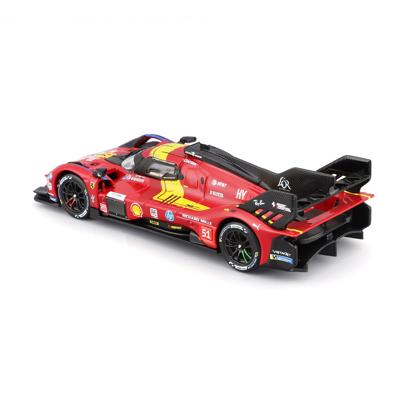 FERRARI 499P 24H LMH Hypercar 2025 No. 51 1:43 with display case