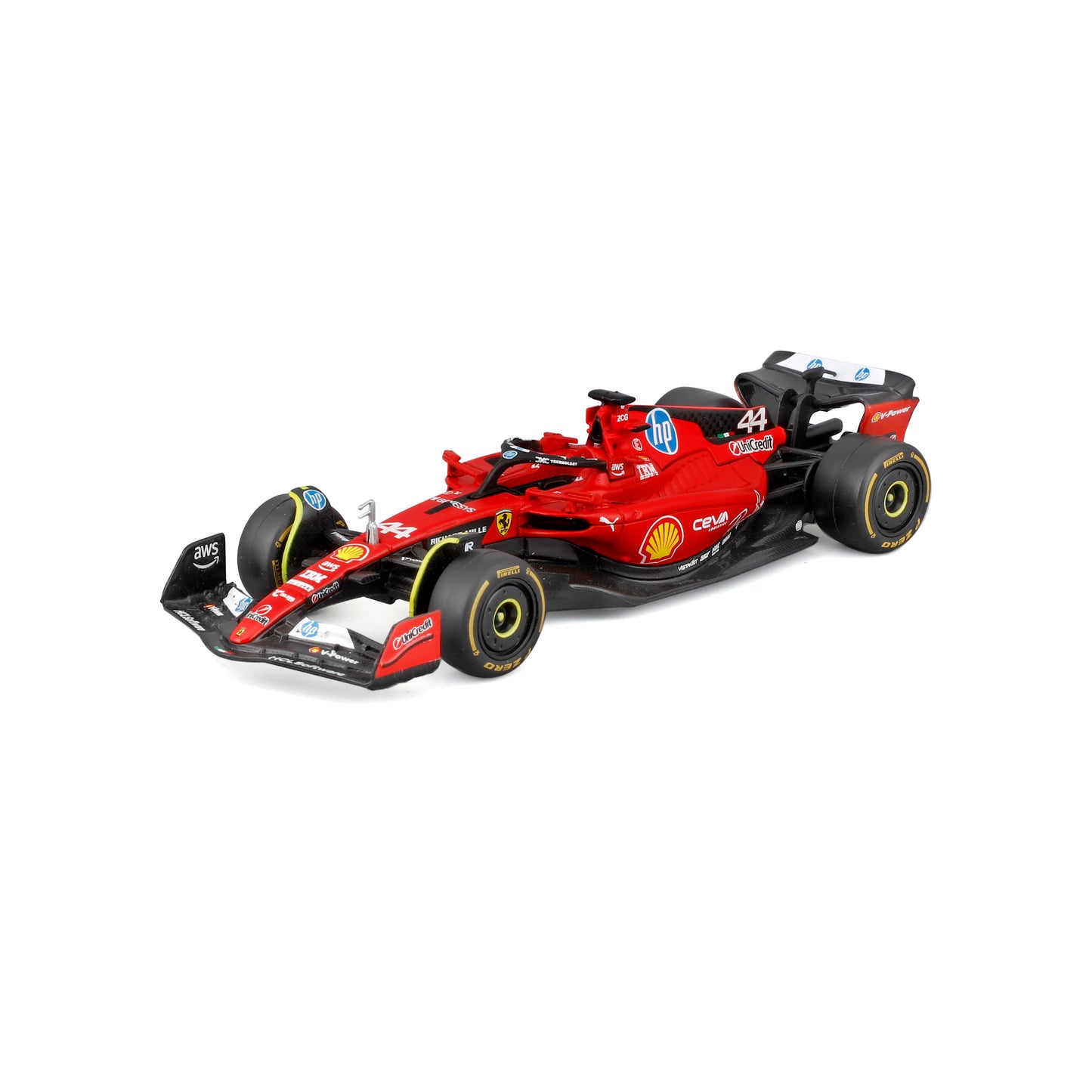 Ferrari SF-23 Test Fiorano #44 Lewis Hamilton – 1:43 Scale Diecast Model with Official License