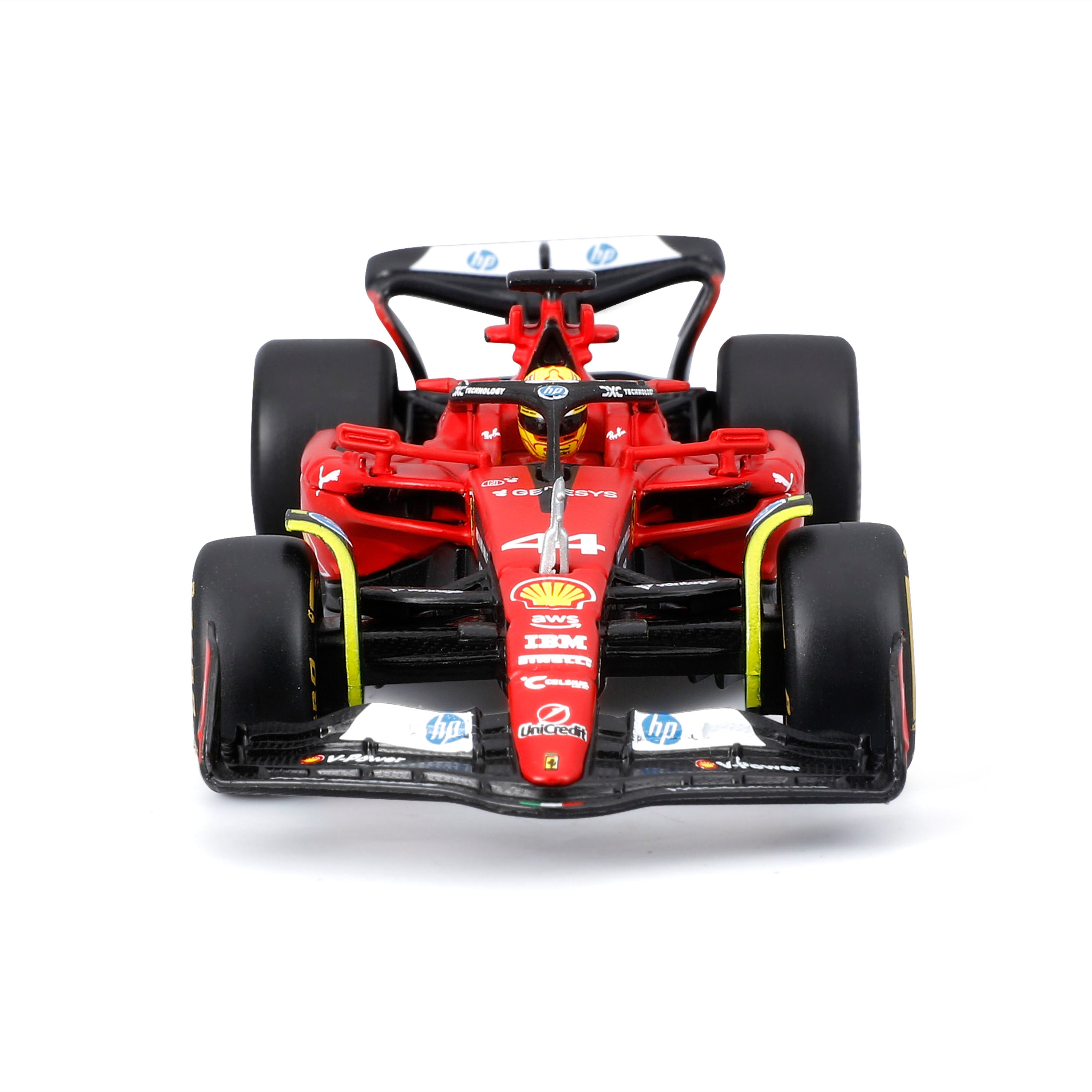 Ferrari SF-23 Test Fiorano 1:43 Lewis Hamilton Red with Case