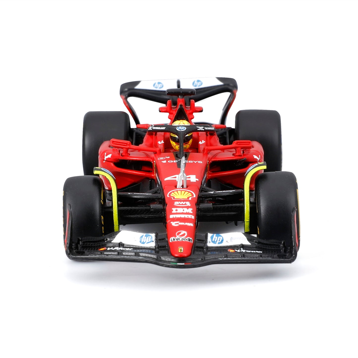 Ferrari SF-23 Test Fiorano – Modellino Diecast Scala 1:43 Lewis Hamilton con Teca Espositiva
